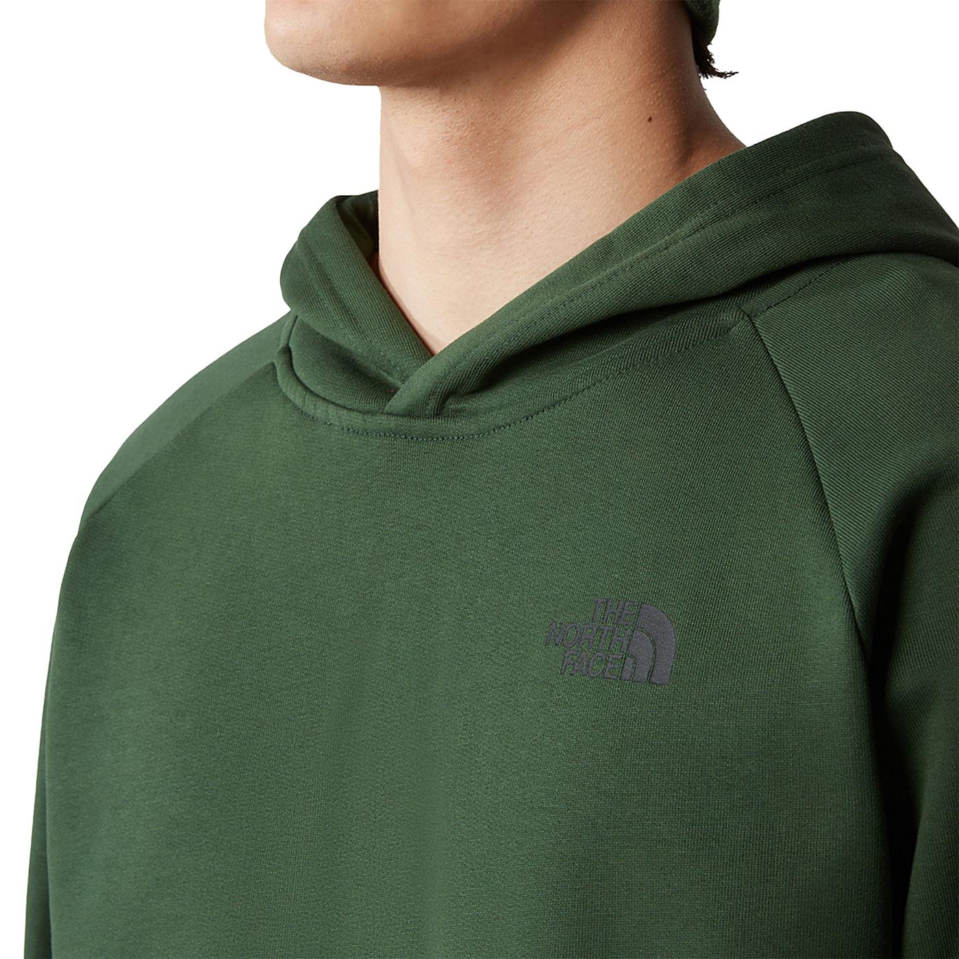 The North Face Raglan Redbox Hood Sweat Pine Needle - Image 3