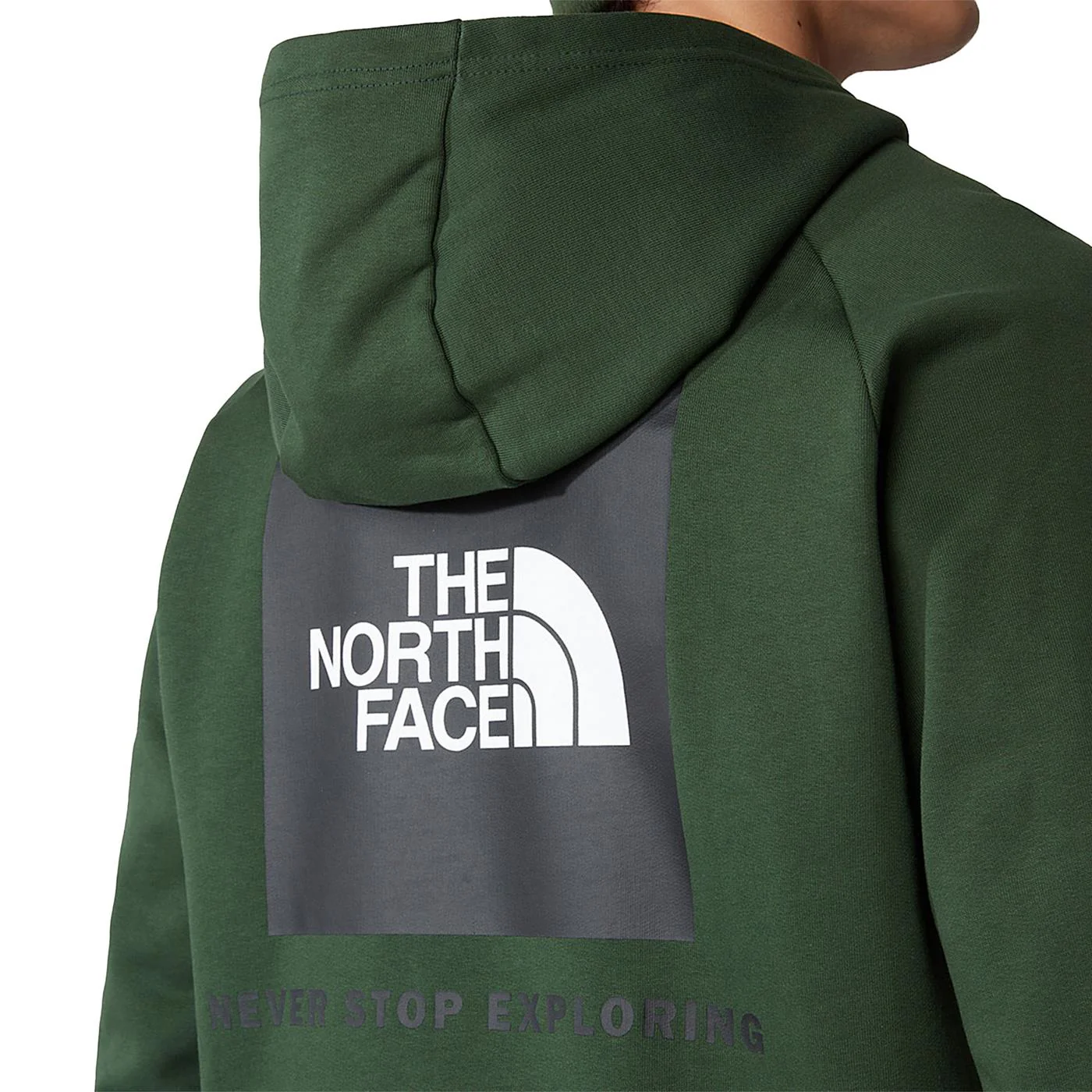 The North Face Raglan Redbox Hood Sweat Pine Needle - Image 4