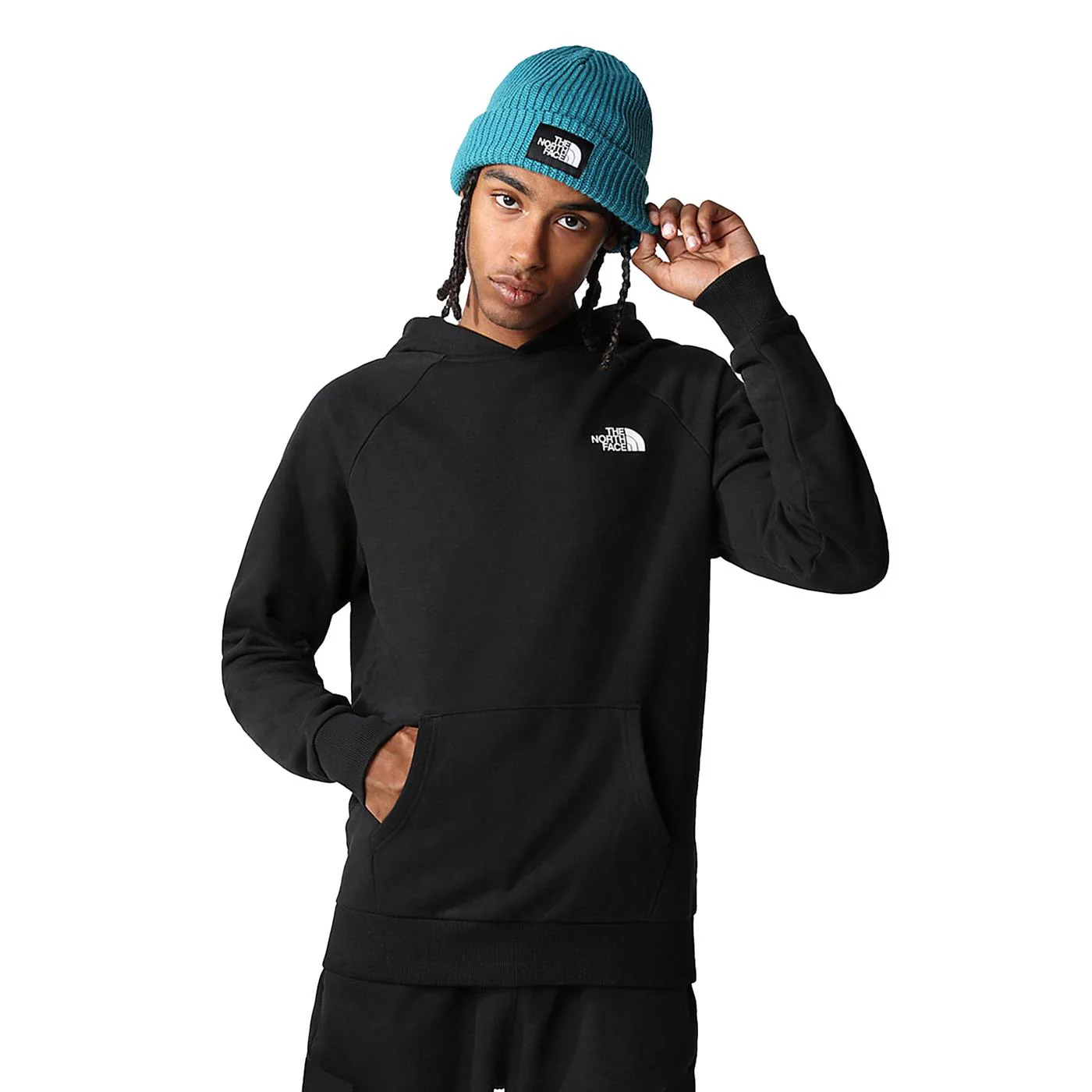 The North Face Raglan Redbox Hood Sweat TNF Black/TNF White