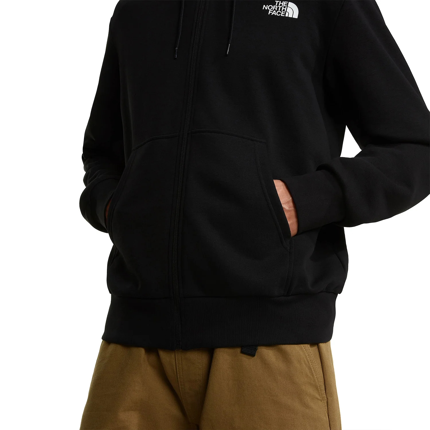 The North Face Simple Dome Light Regular FZ Hoodie TNF Black - Image 4