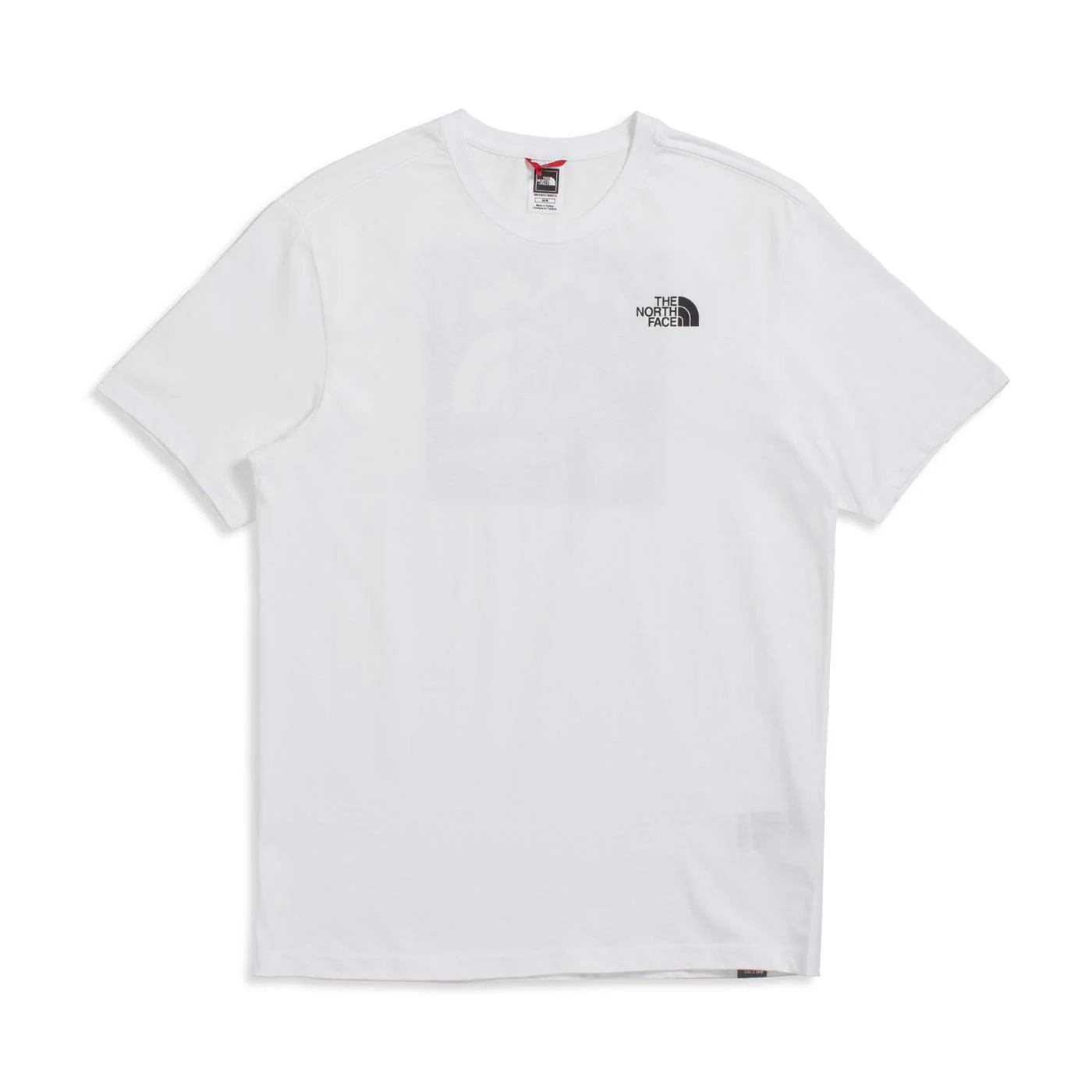 The North Face Simple S/S Redbox Celebration Tee TNF White - Image 2