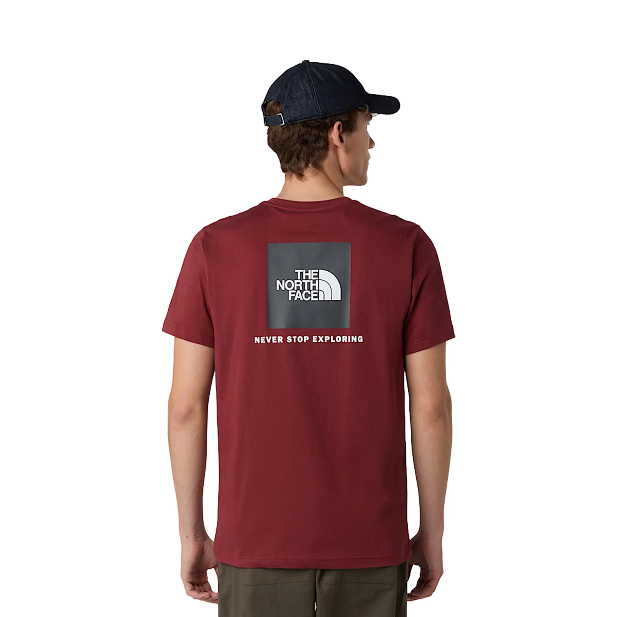 The North Face S/S Box NSE Tee Sumac/Asphalt Grey