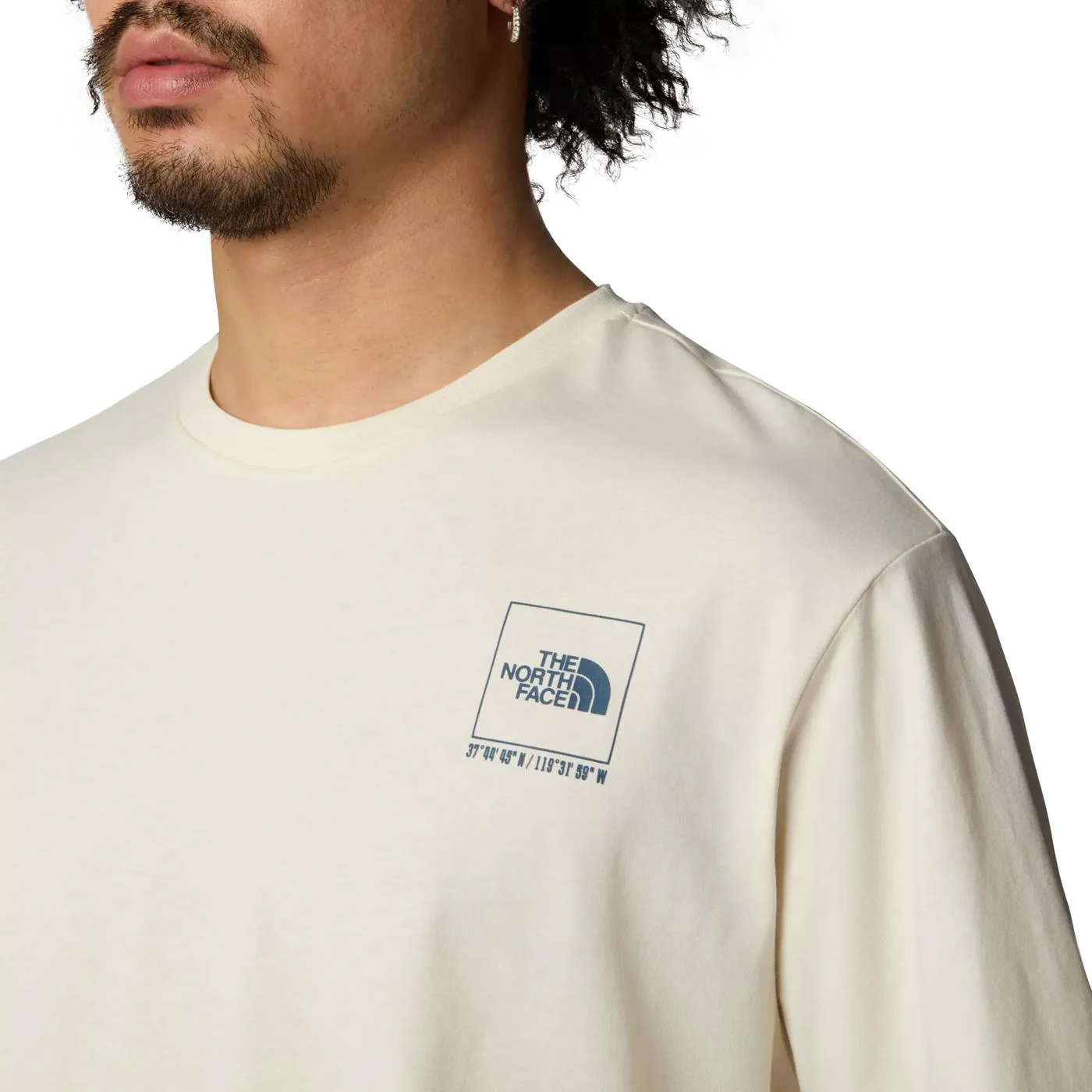 The North Face S/S Coordinates Tee White Dune - Image 3