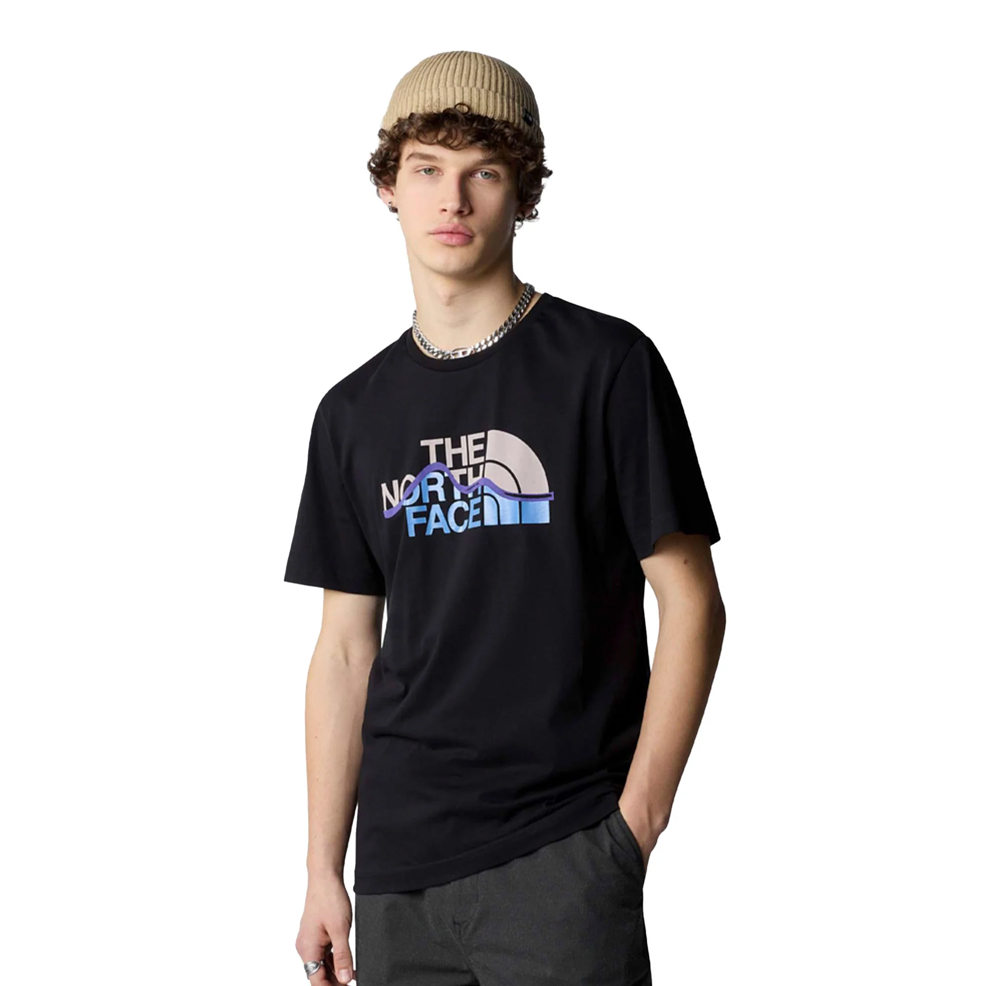 The North Face S/S Mountain Line Tee TNF Black