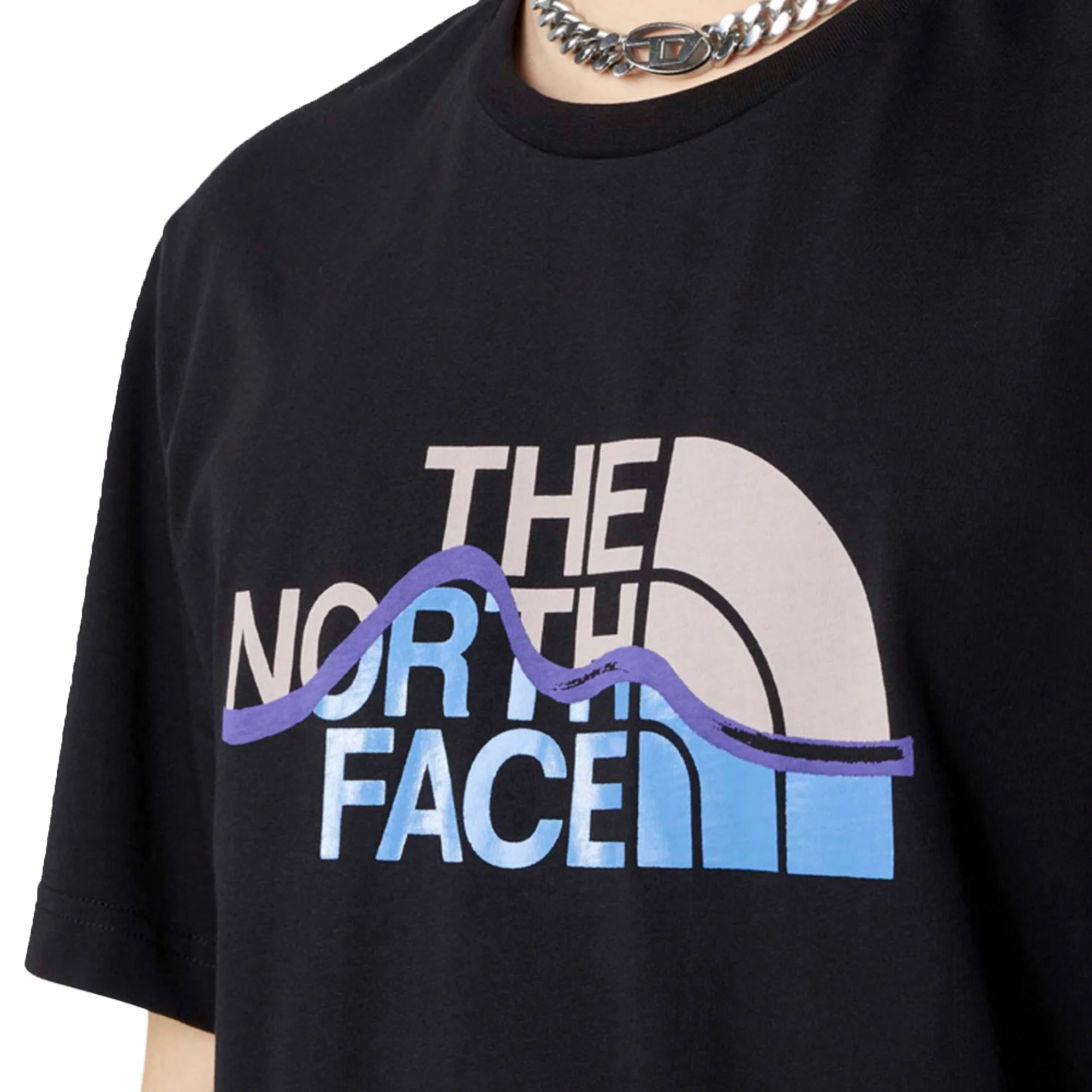 The North Face S/S Mountain Line Tee TNF Black - Image 3