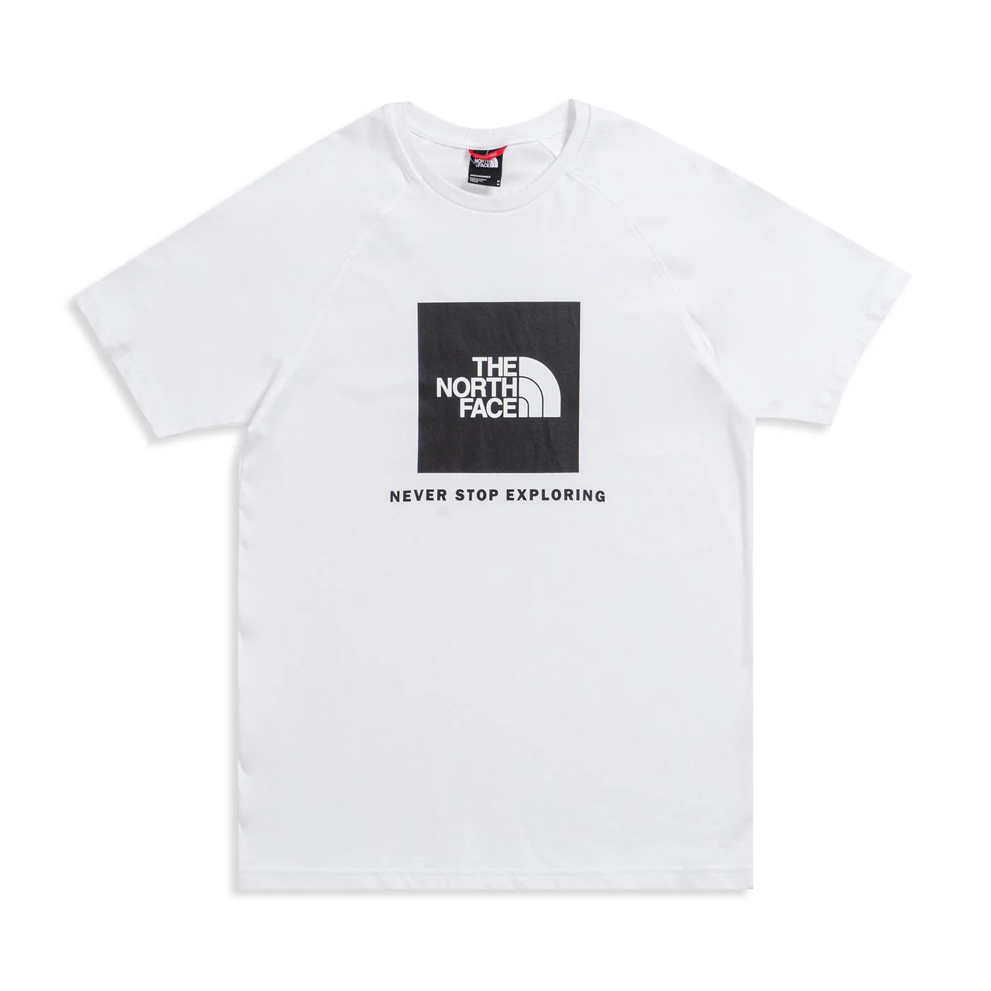 The North Face S/S Raglan Red Box Tee TNF White/TNF Black