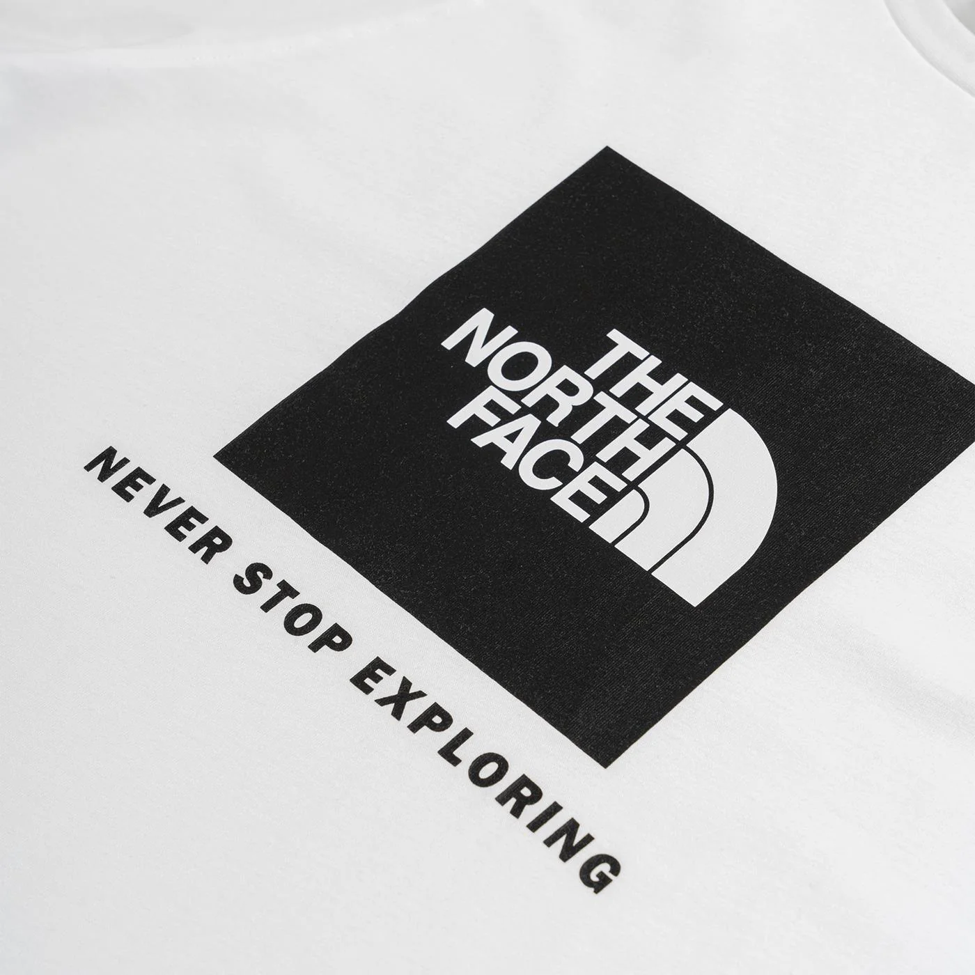 The North Face S/S Raglan Red Box Tee TNF White/TNF Black - Image 3