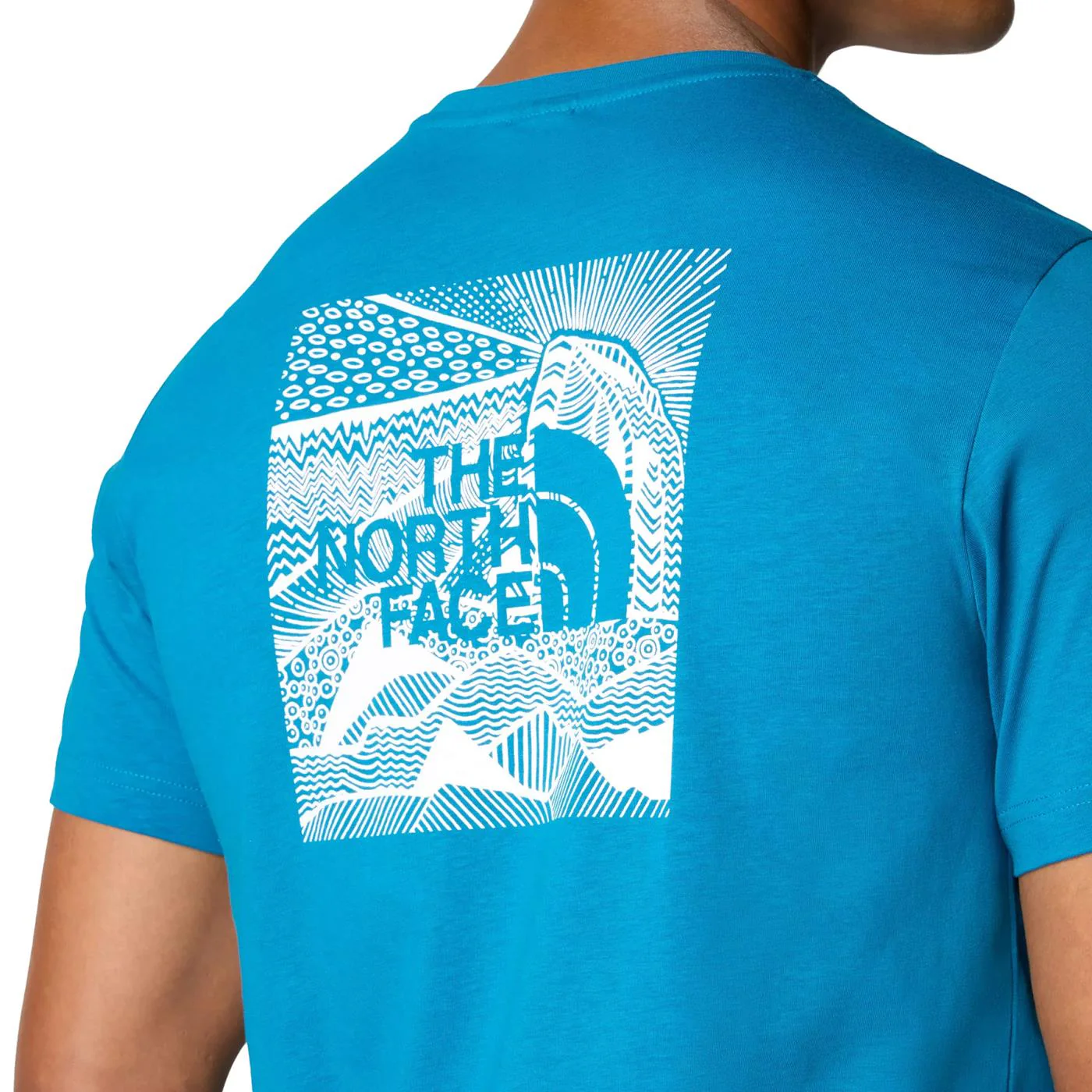The North Face S/S Redbox Celebration Tee Adriatic Blue - Image 3