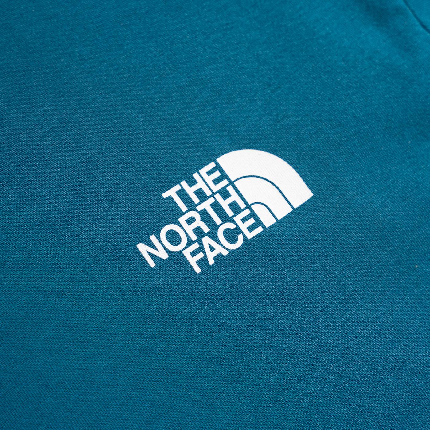 The North Face S/S Redbox Tee Midnight Petrol/TNF Red - Image 3