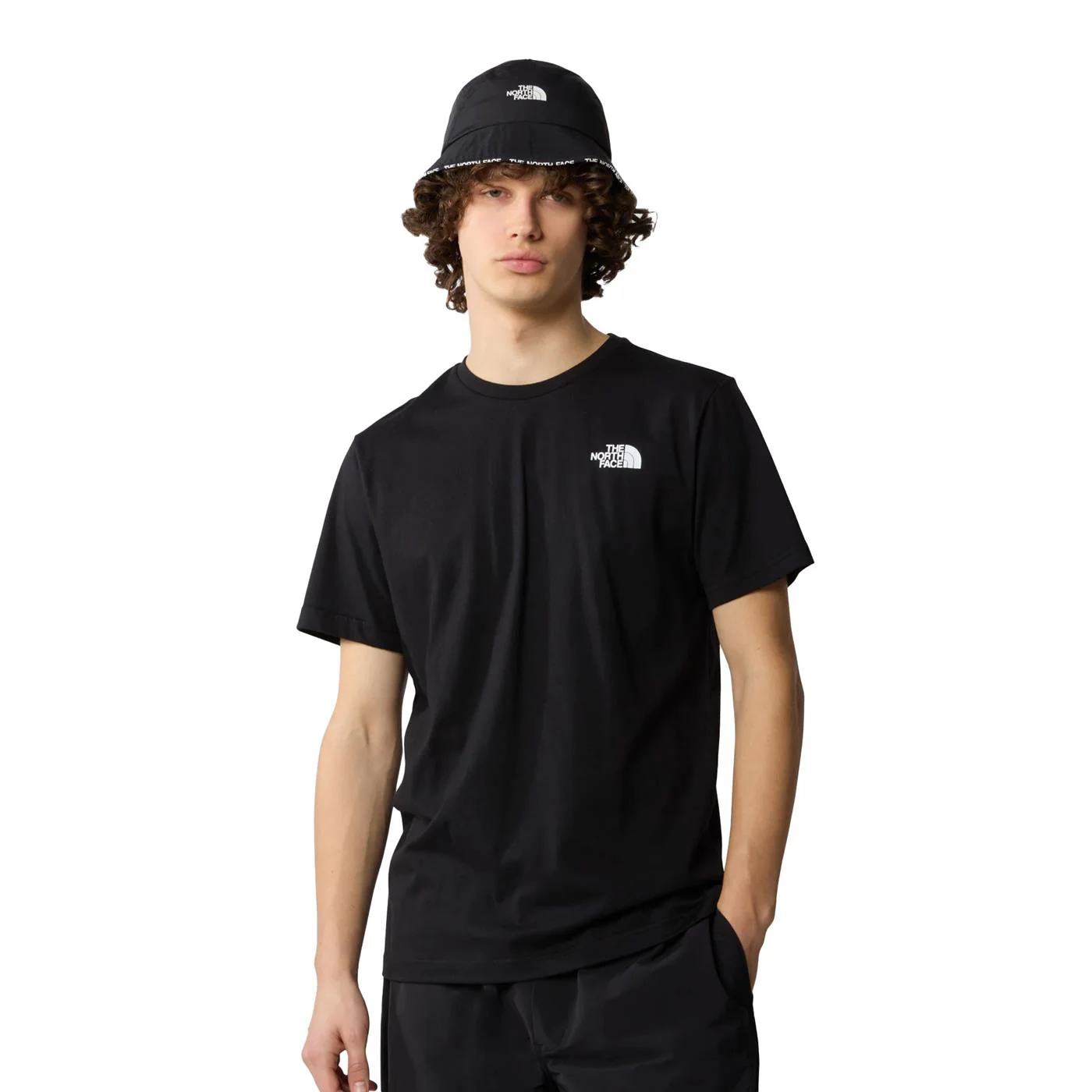 The North Face S/S Redbox Tee TNF Black/Optic Emerald - Image 2