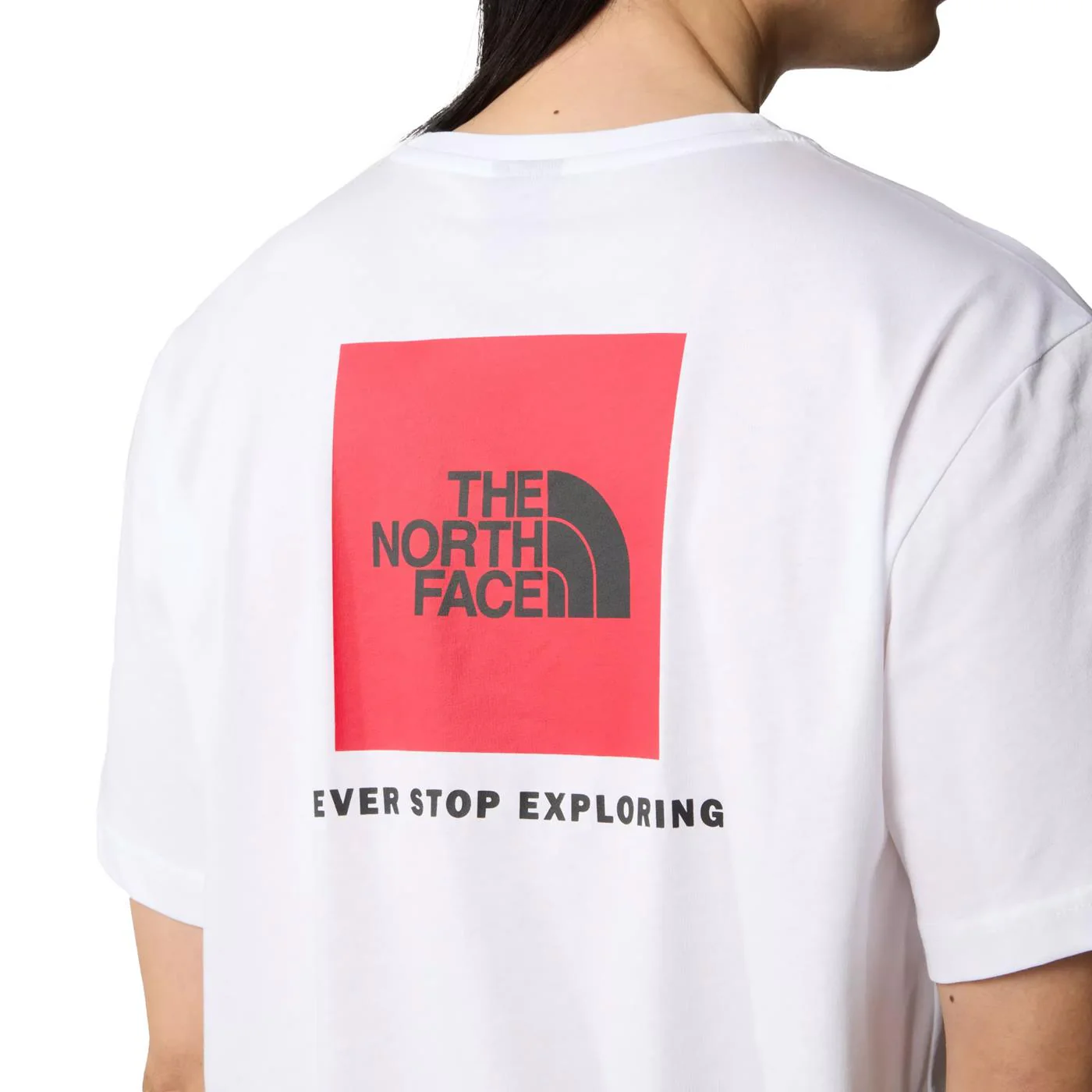 The North Face S/S Redbox Tee TNF White - Image 3