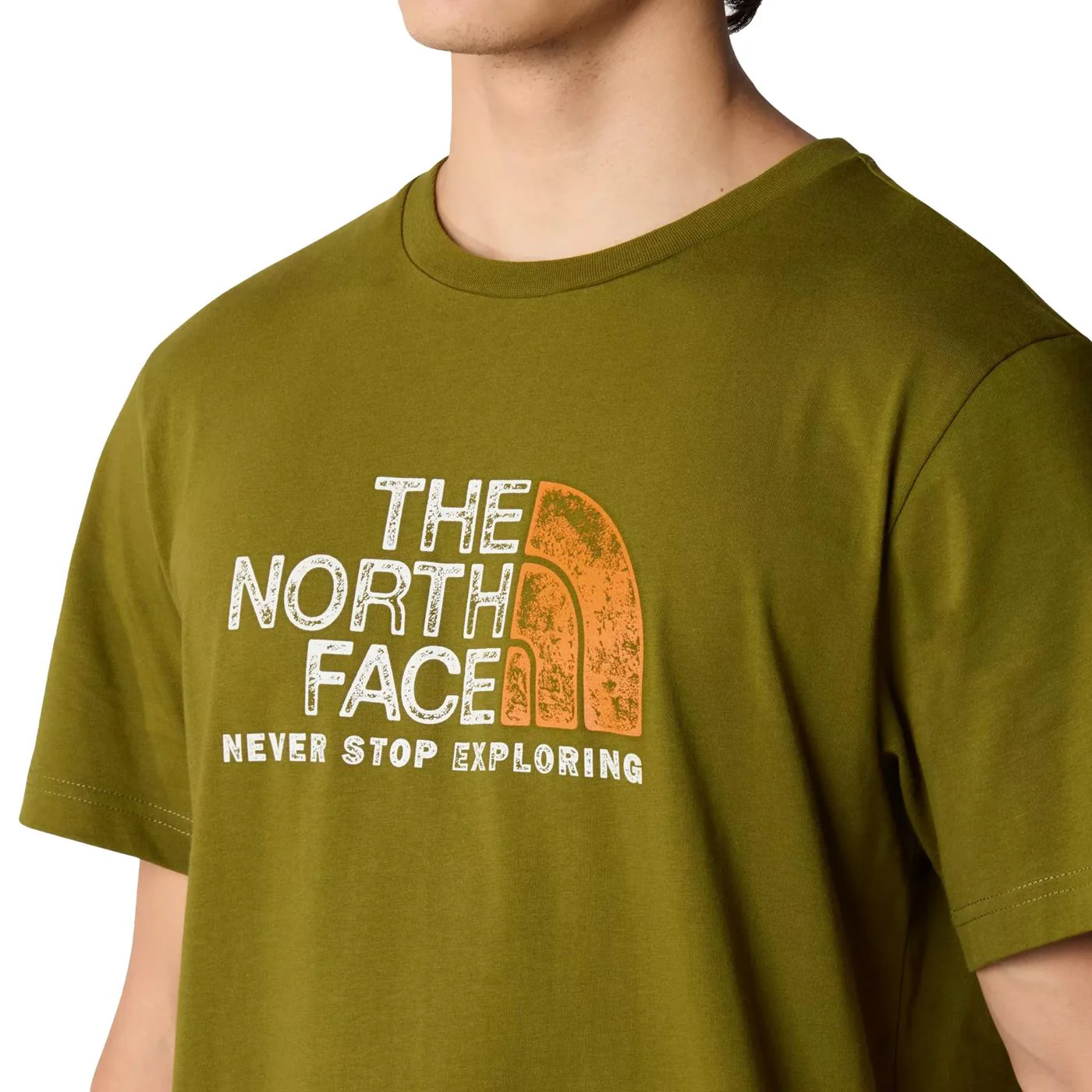 The North Face S/S Rust 2 Tee Forest Olive - Image 3
