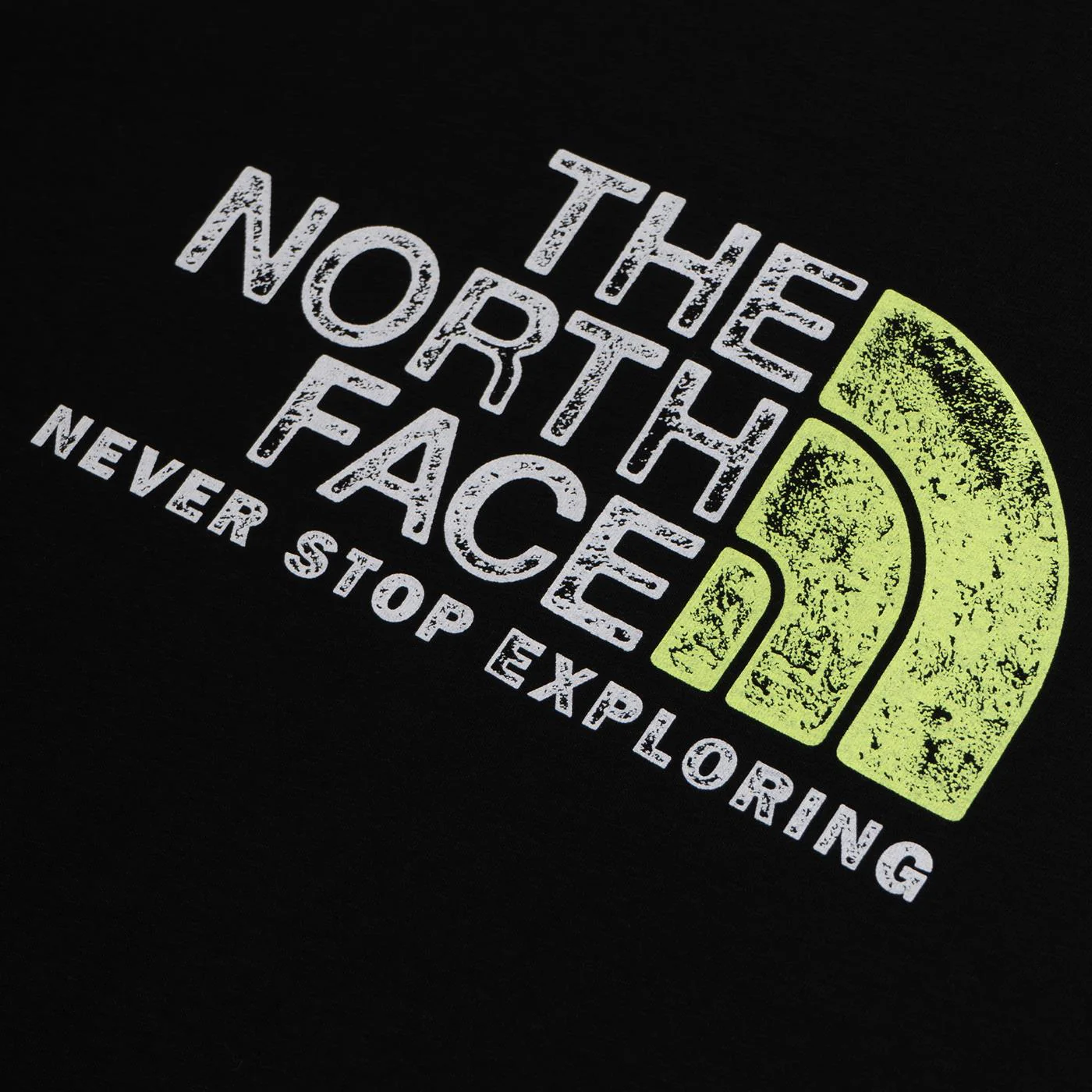 The North Face S/S Rust 2 Tee TNF Black/Led Yellow - Image 4