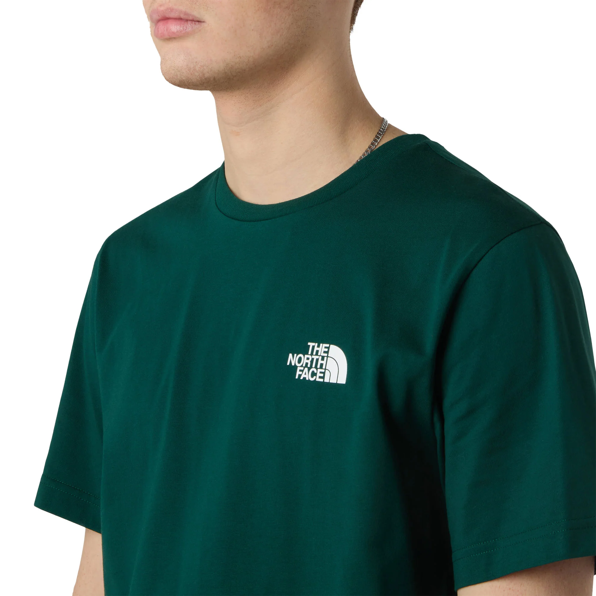 The North Face S/S Simple Dome Tee Hunter Green - Image 3