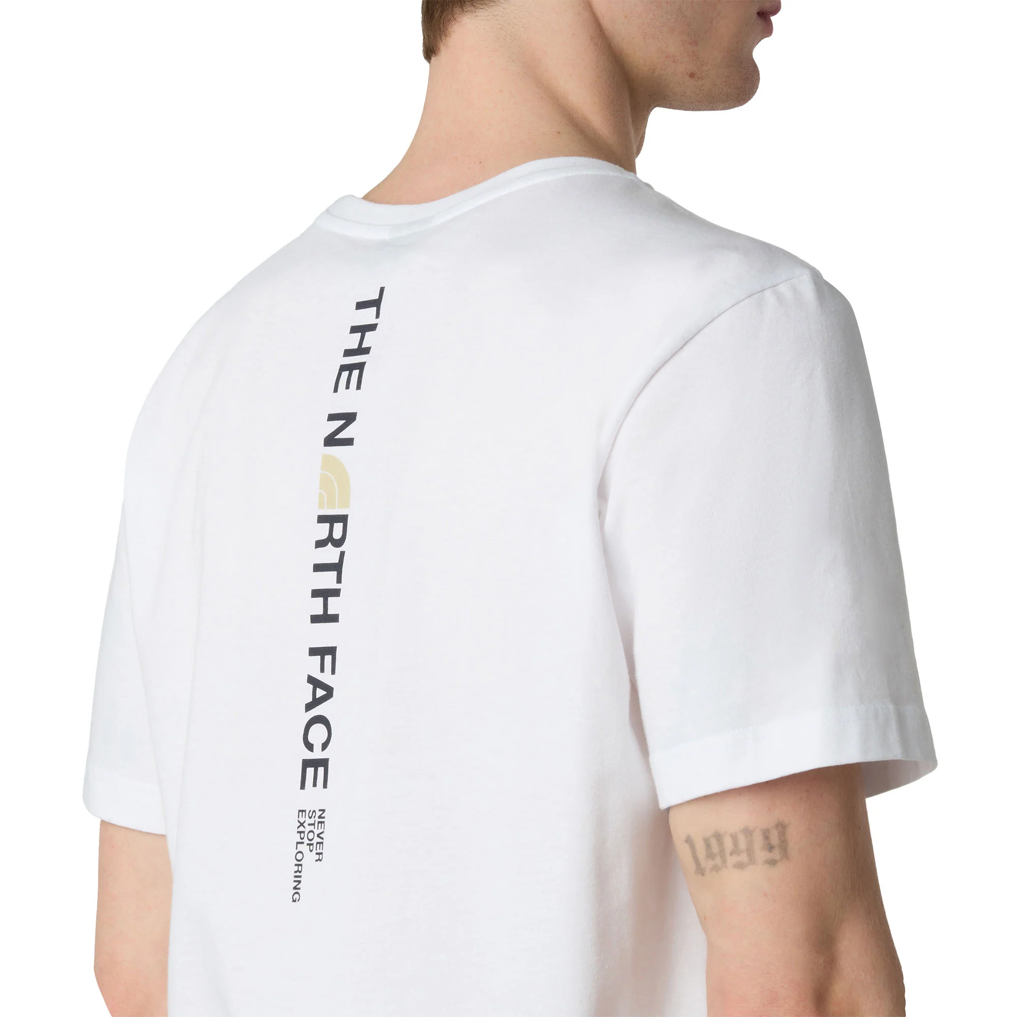 The North Face Vertical Logo SS Tee TNF White - Image 3