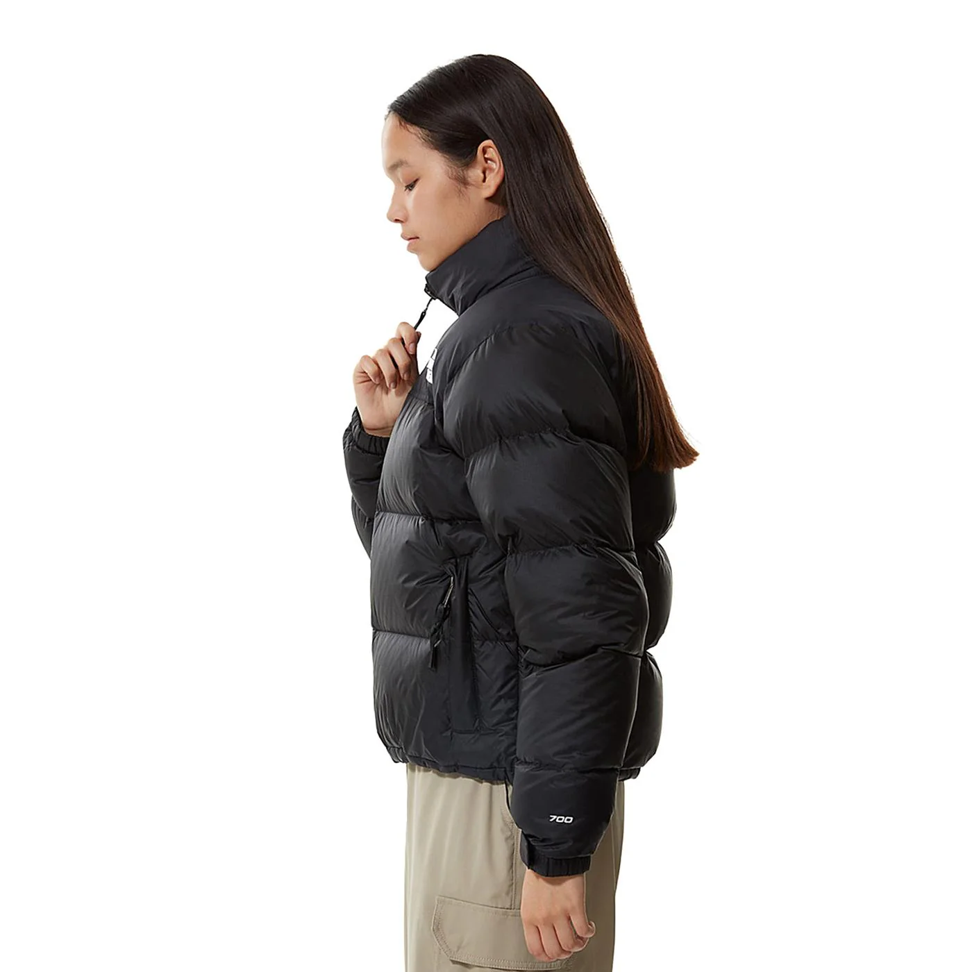 The North Face W 1996 Retro Nuptse Jacket Recycled TNF Black - Image 2