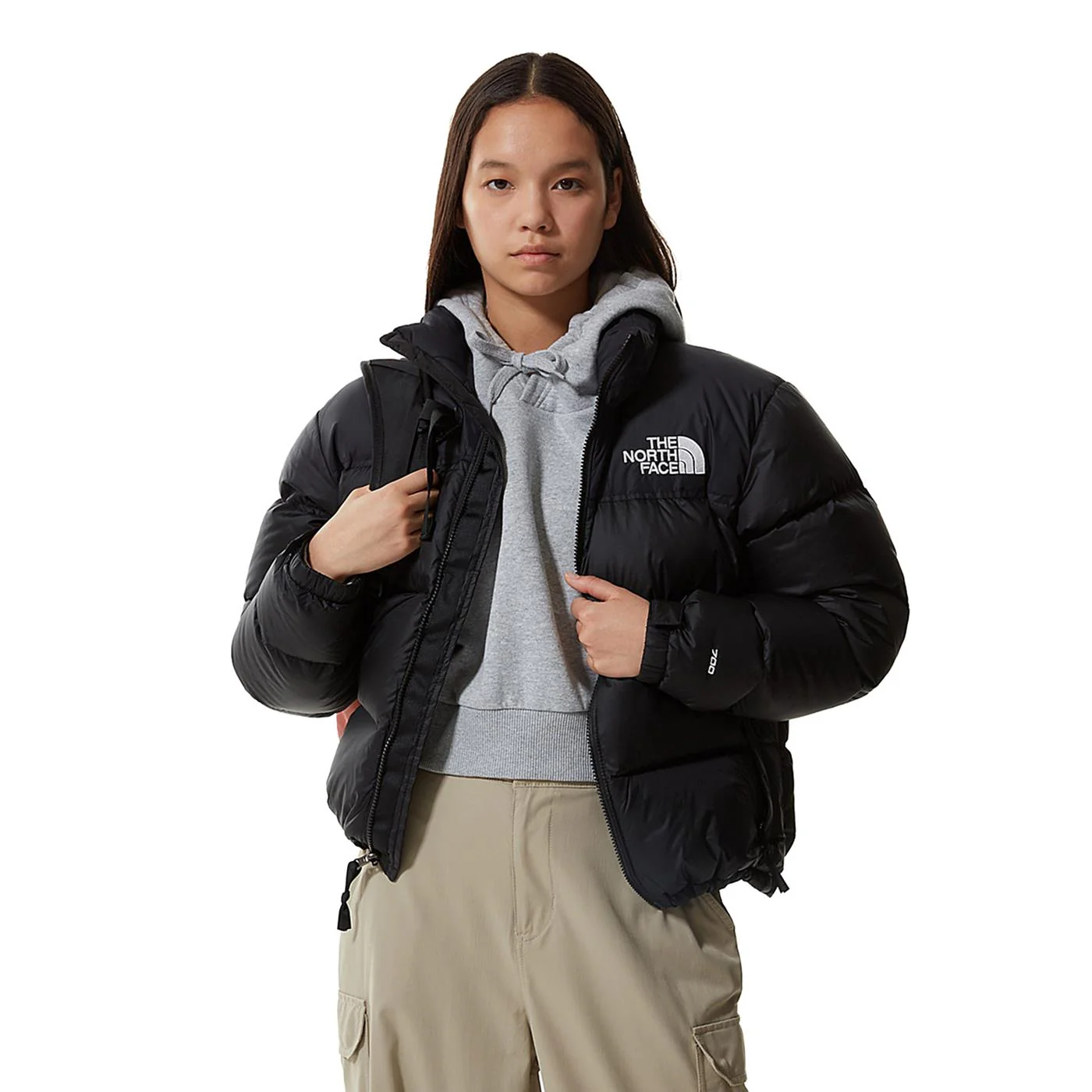 The North Face W 1996 Retro Nuptse Jacket Recycled TNF Black - Image 3