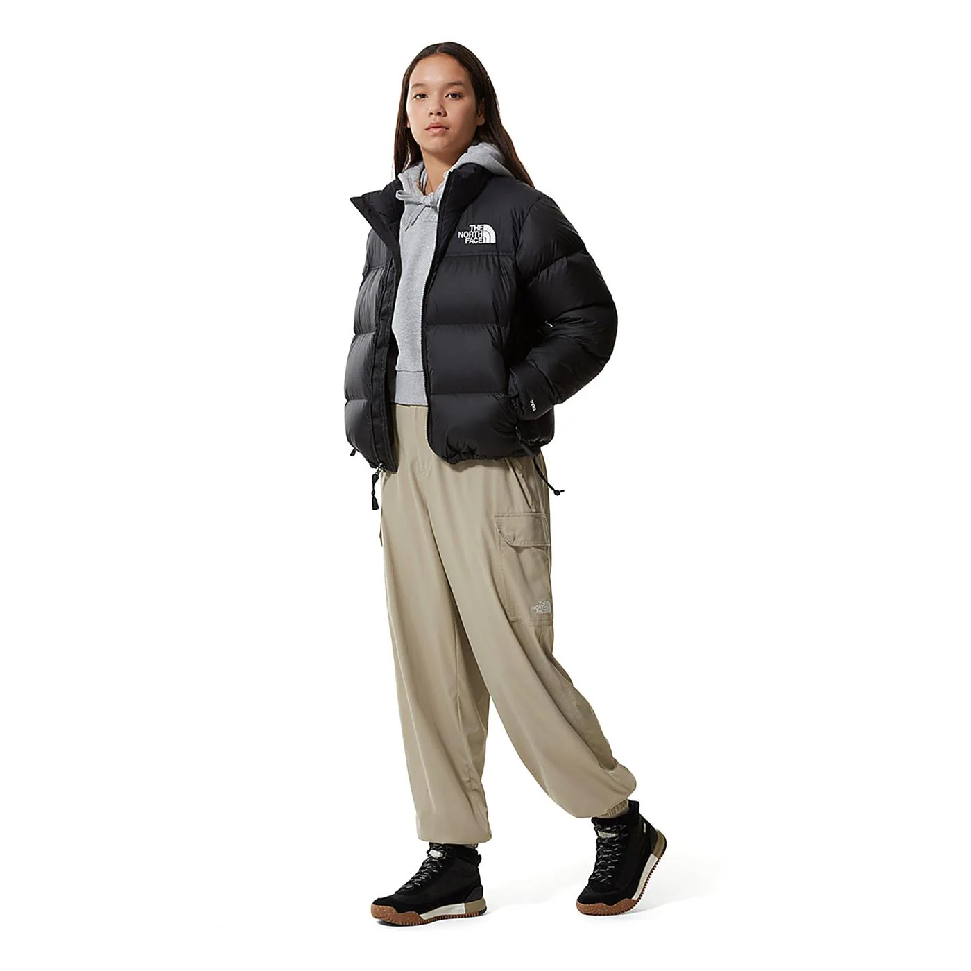 The North Face W 1996 Retro Nuptse Jacket Recycled TNF Black - Image 4