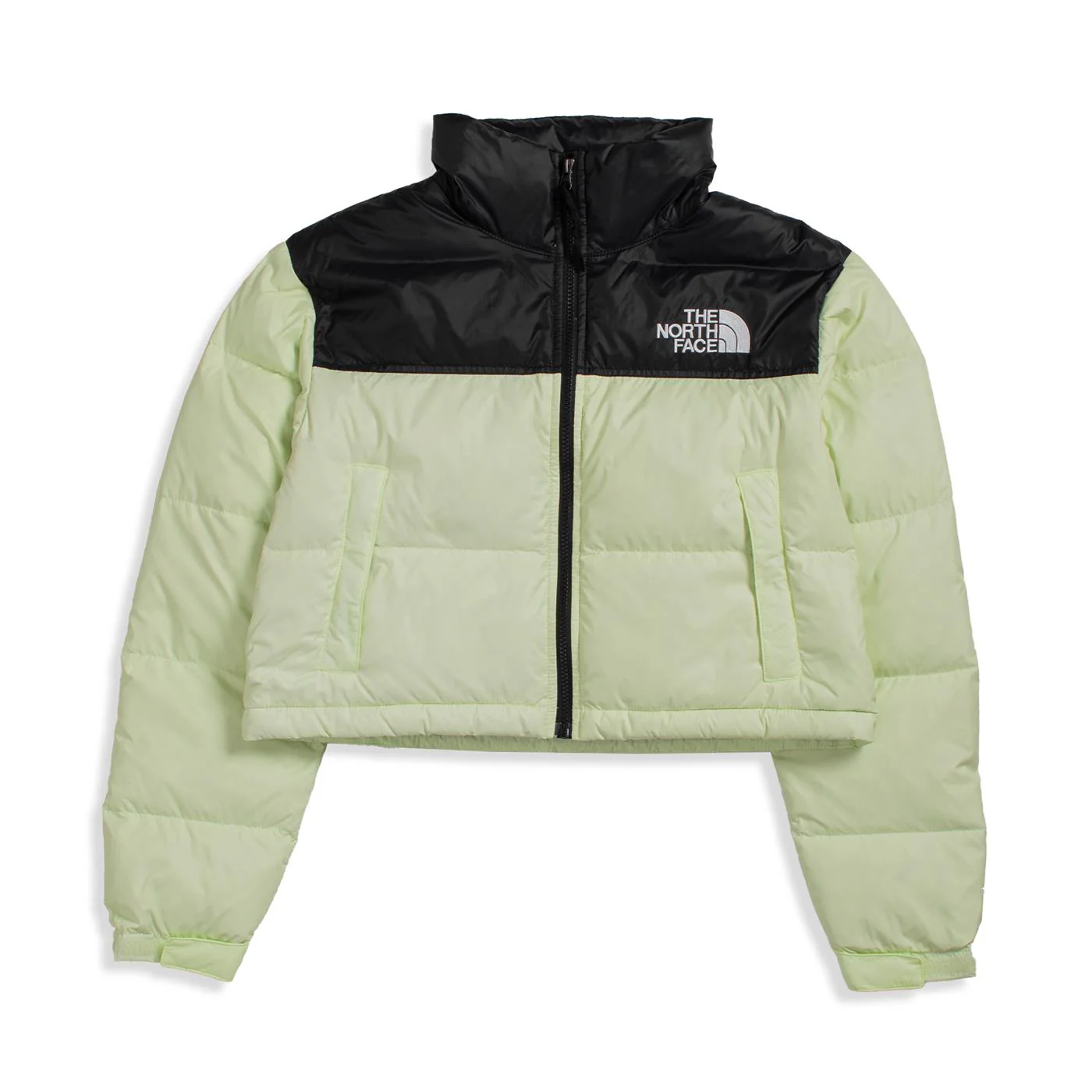 The North Face W Nuptse Short Jacket Lime Cream