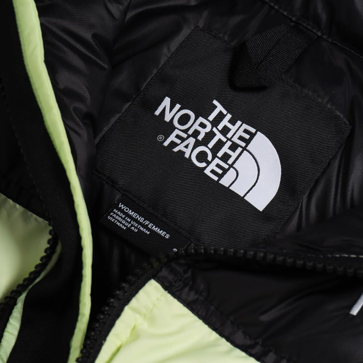 The North Face W Nuptse Short Jacket Lime Cream - Image 2