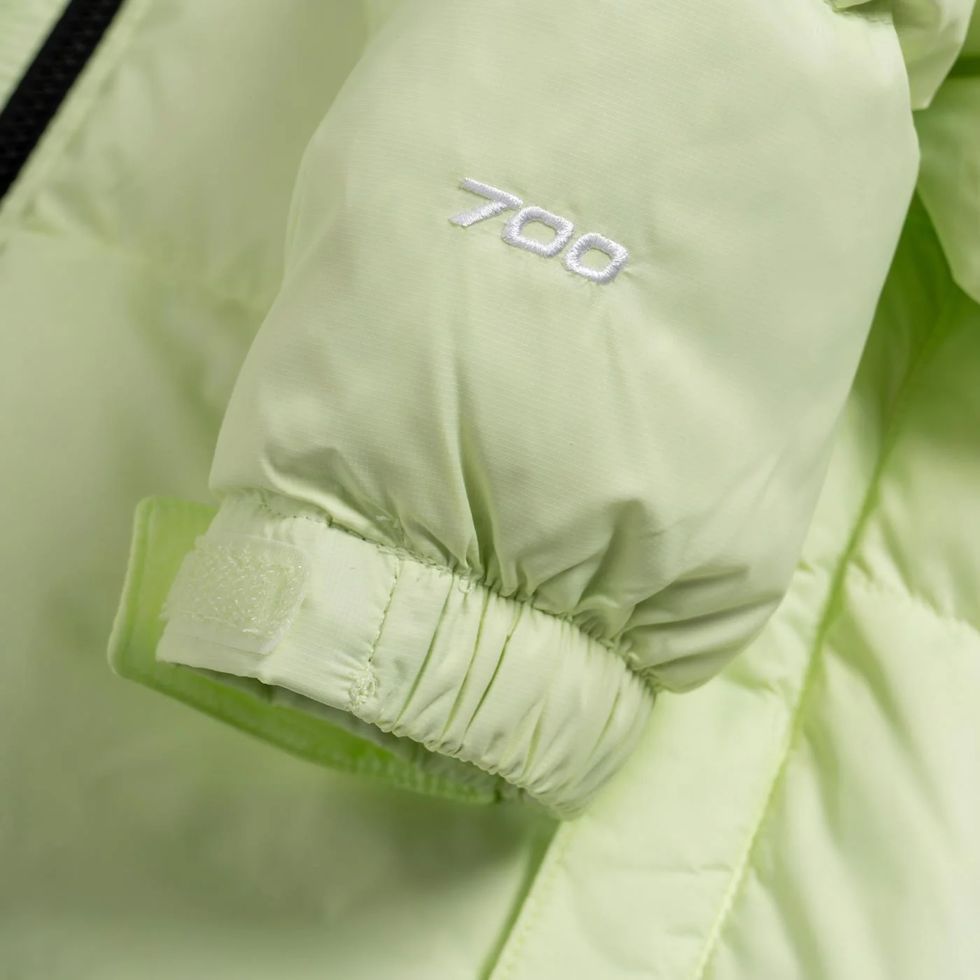 The North Face W Nuptse Short Jacket Lime Cream - Image 4