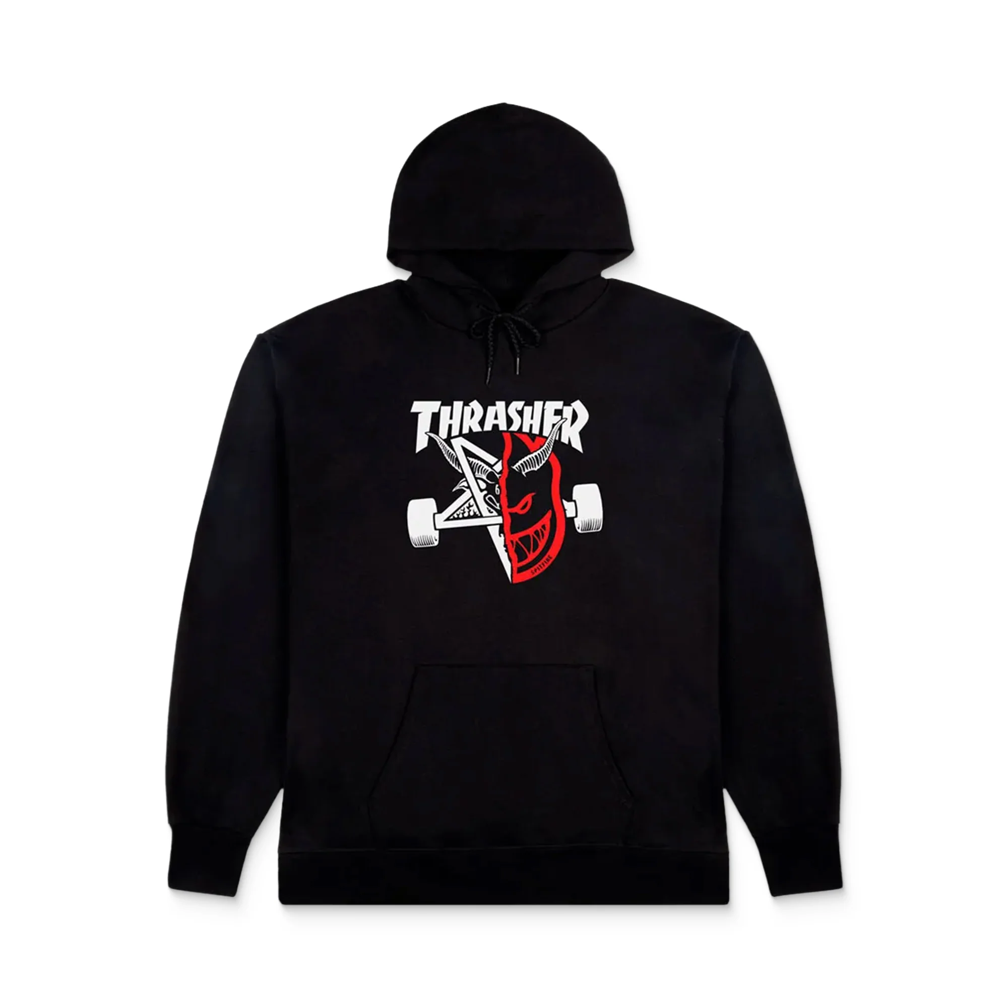Thrasher x Spitfire Thrash & Burn Hoodie Black