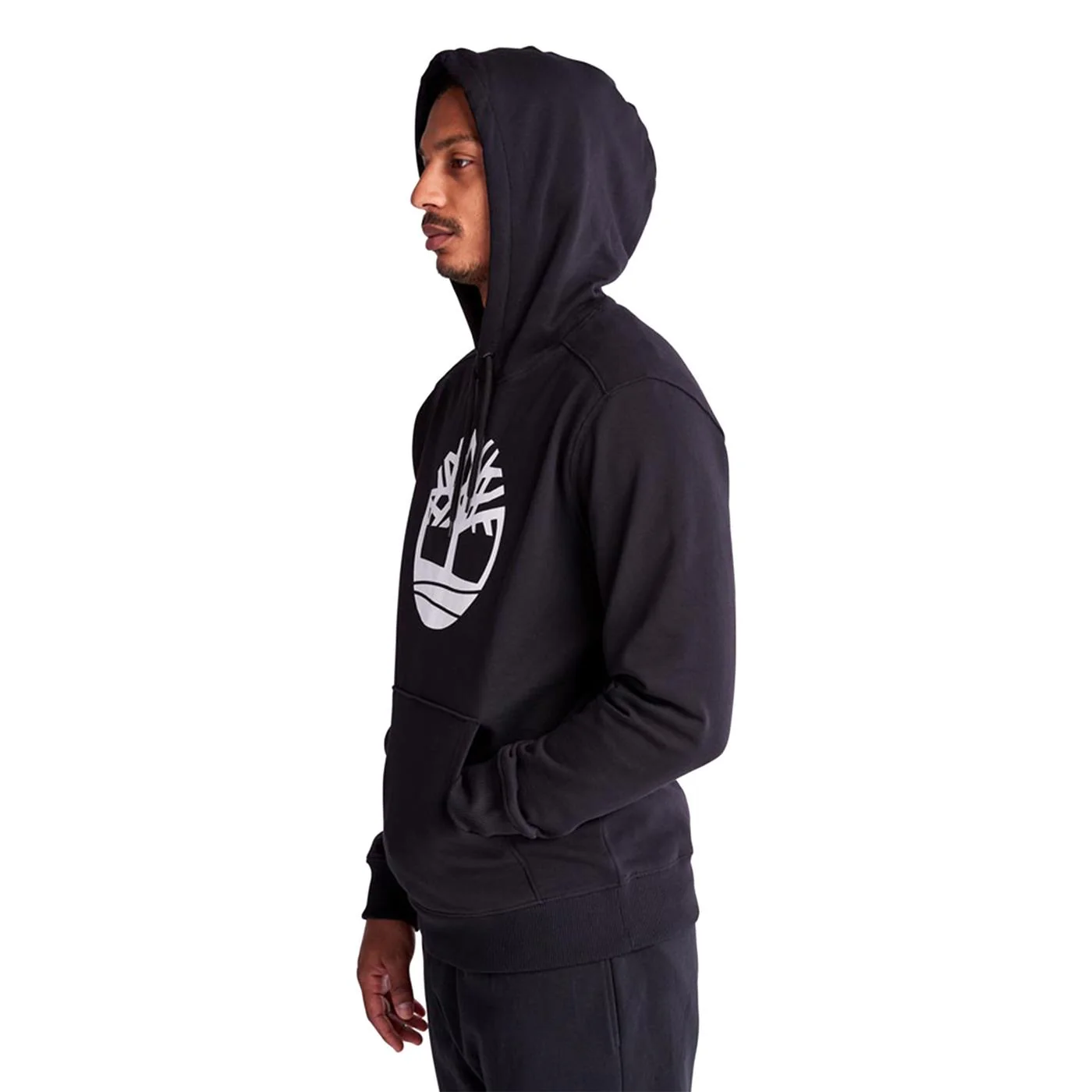 Timberland Core Logo PO Hoodie BB Black/White - Image 2