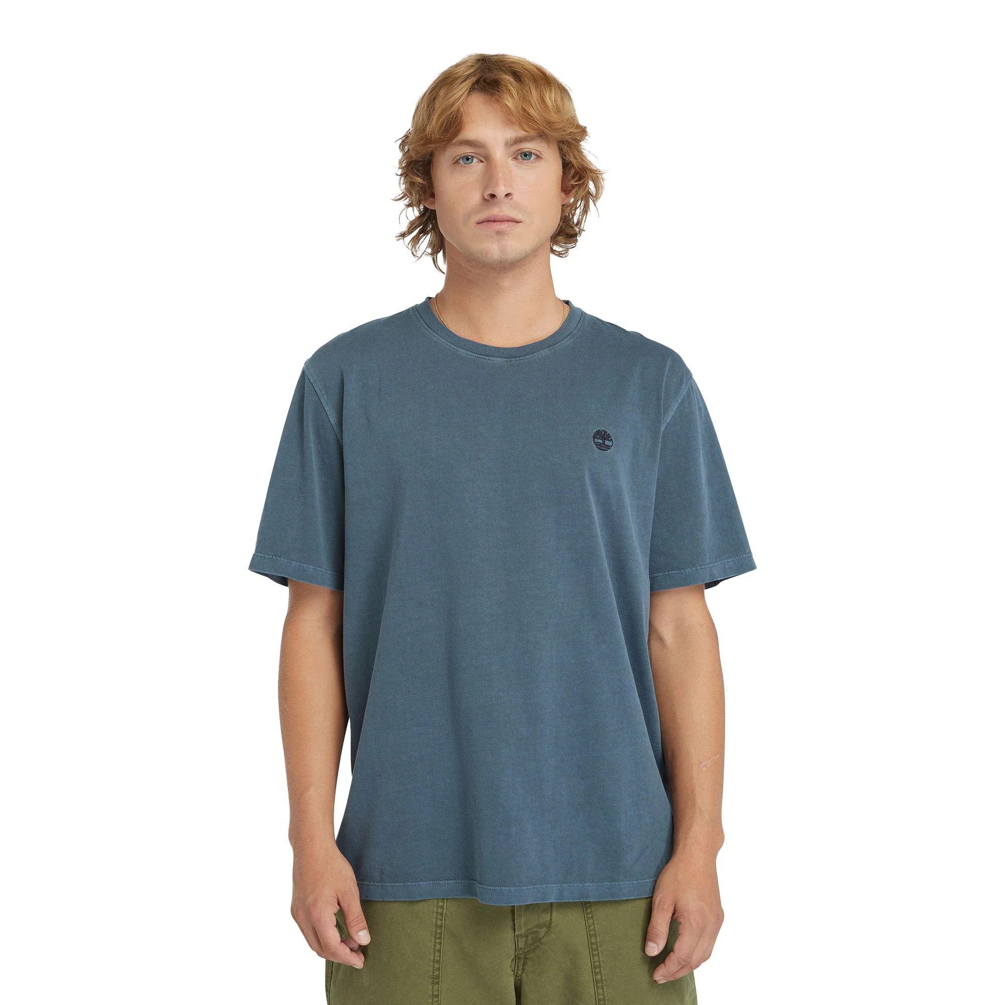 Timberland Dunstan River Garment Dye SS Tee Dark Sapphire