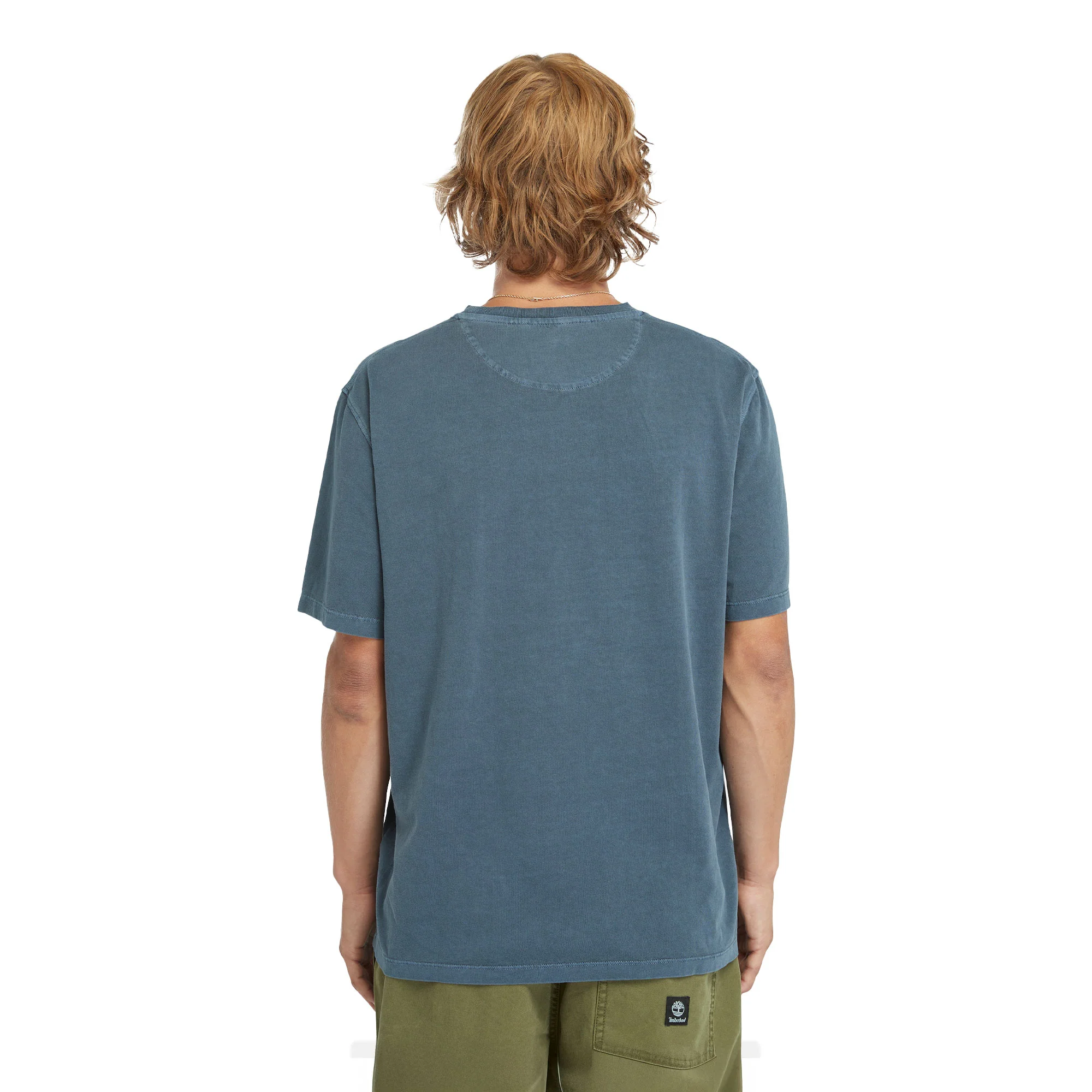 Timberland Dunstan River Garment Dye SS Tee Dark Sapphire - Image 2