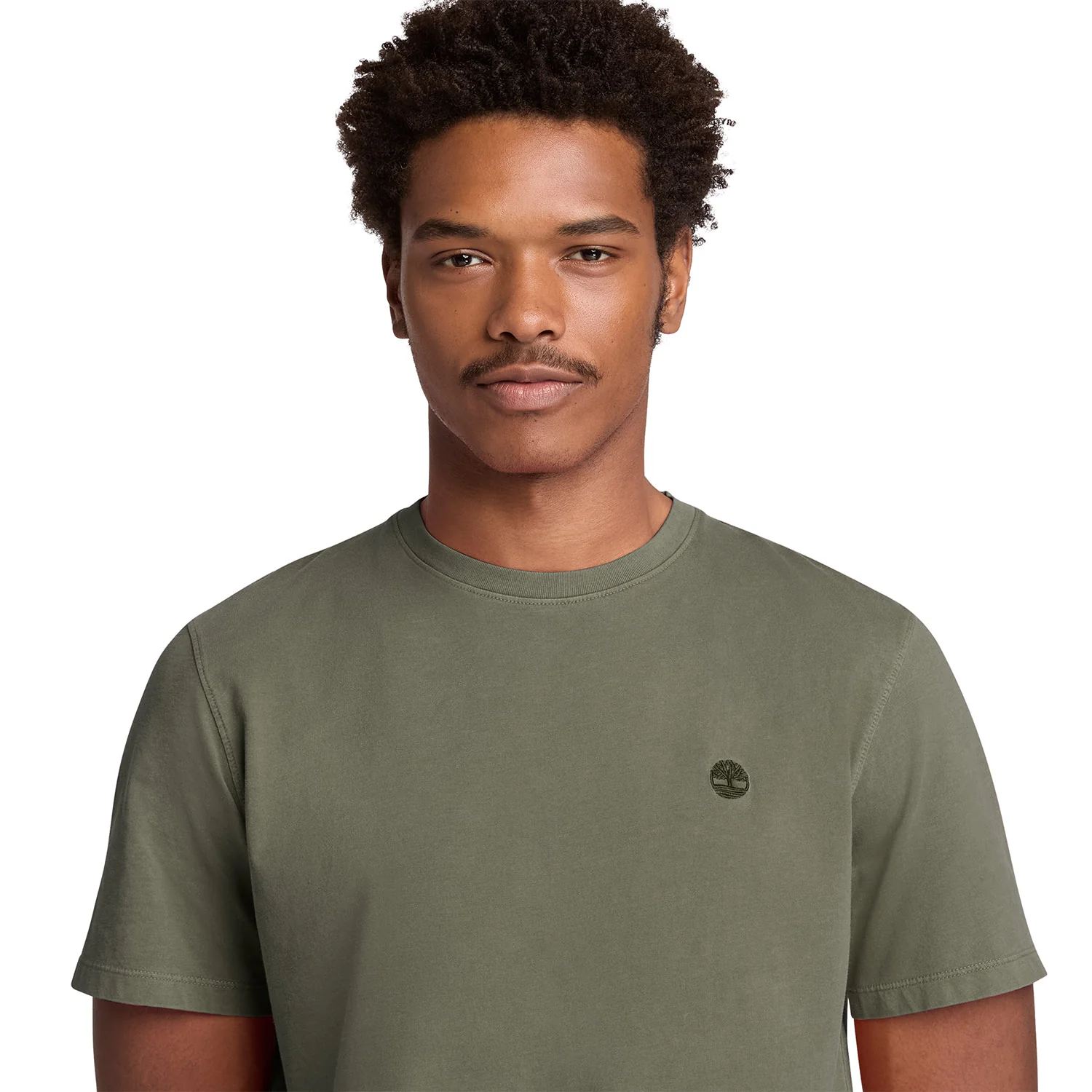 Timberland Dunstan River Garment Dye SS Tee Leaf Green - Image 3