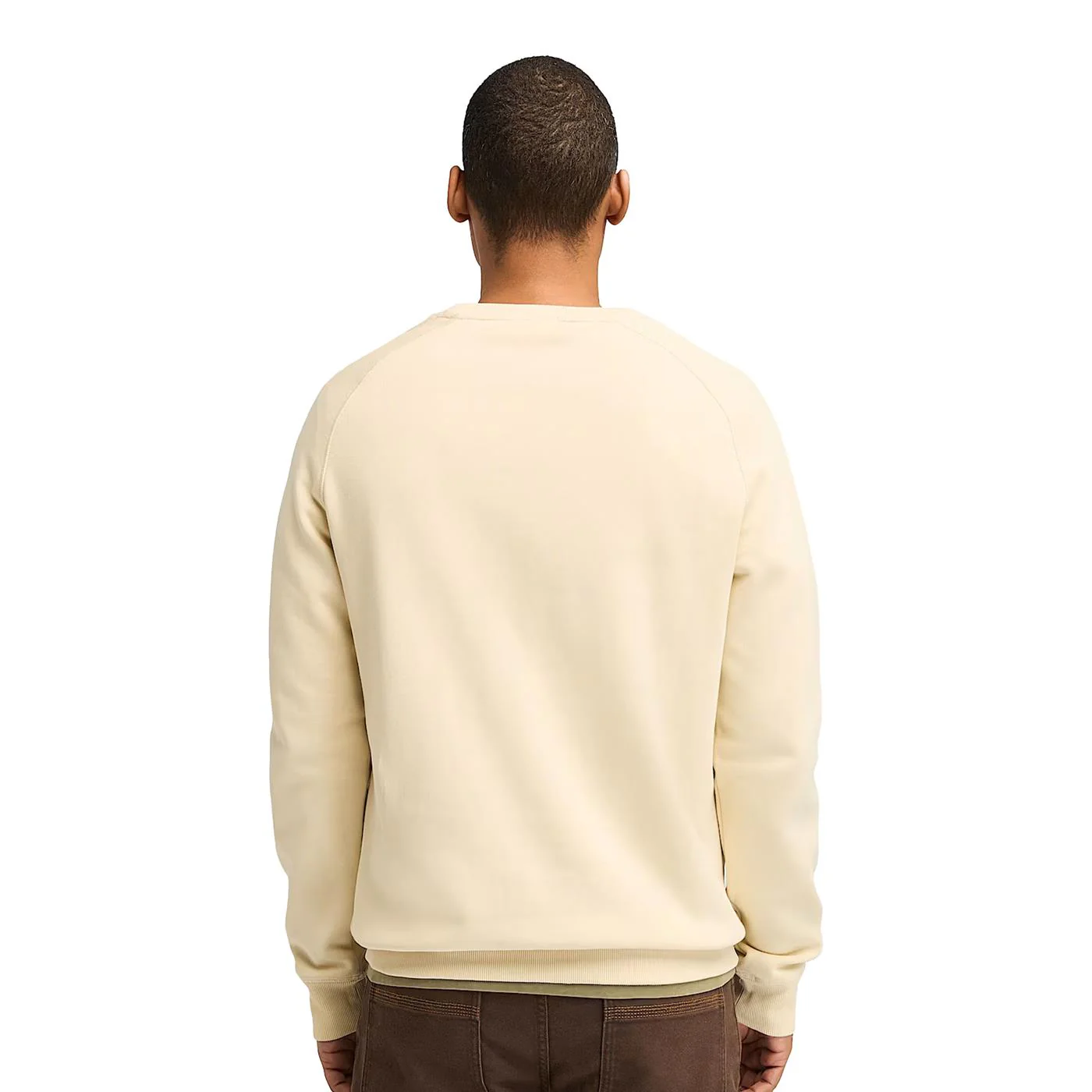 Timberland Exeter River Brushed Back Crew Sweatshirt Angora - Image 2