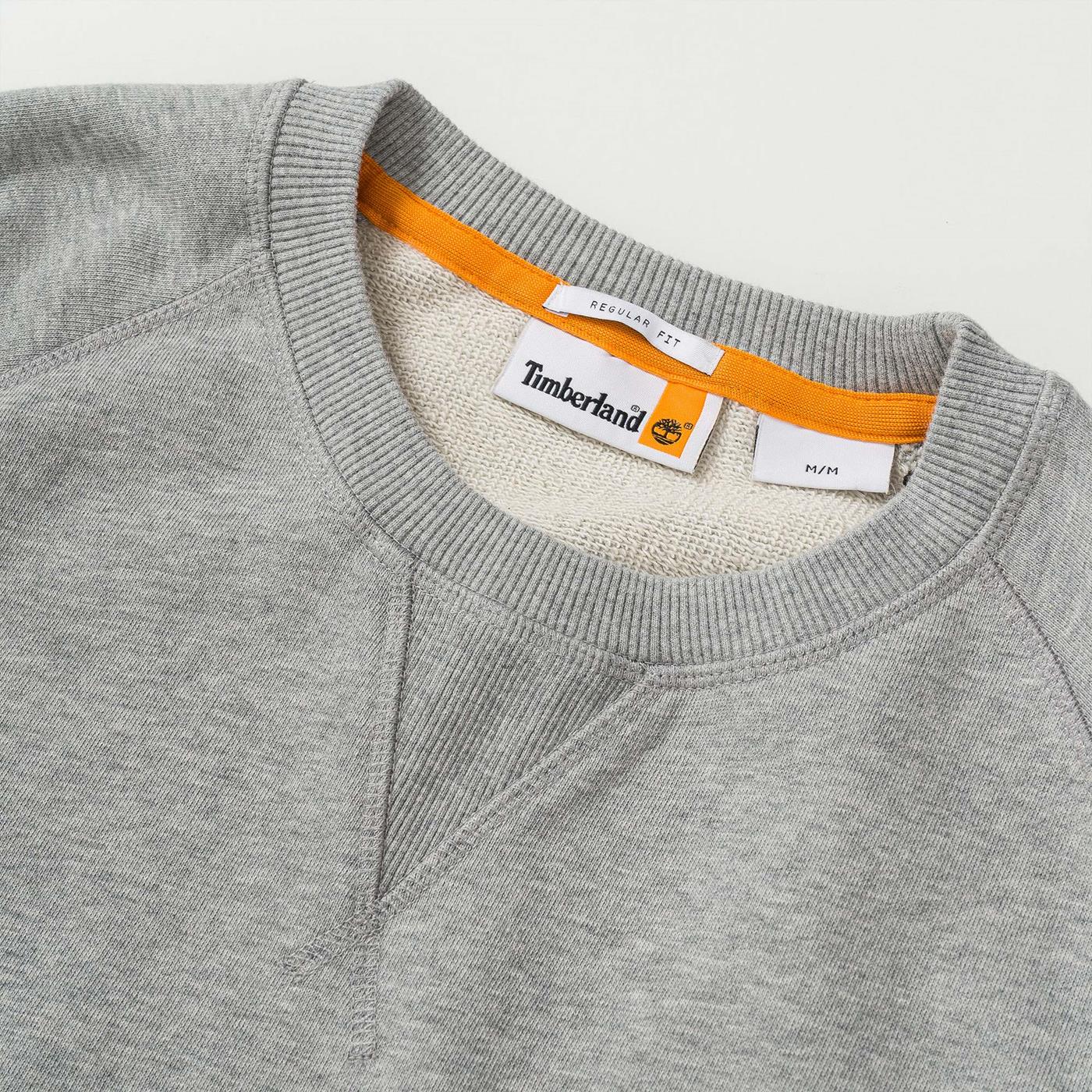 Timberland Exeter River Crew Sweat Medium Grey Heather - Image 3