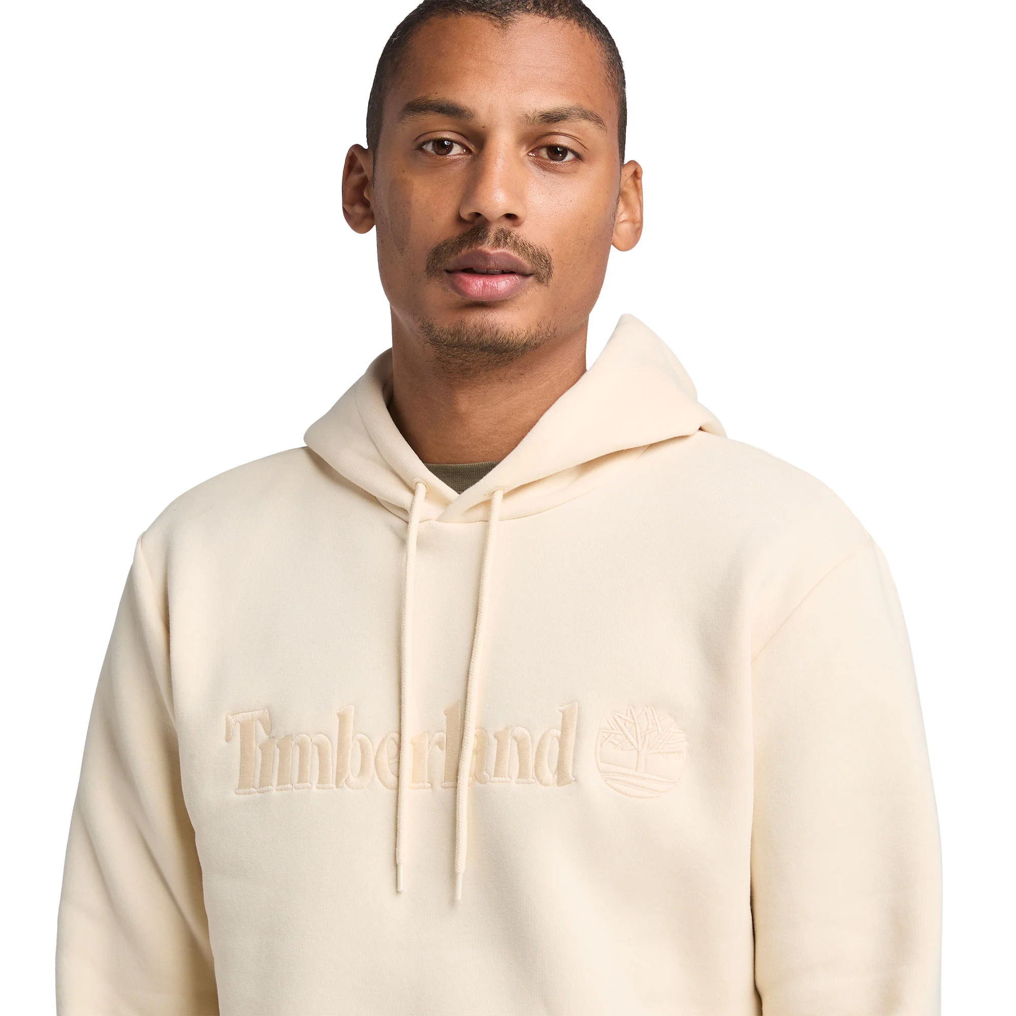 Timberland Hampthon Hoodie White Smoke - Image 3