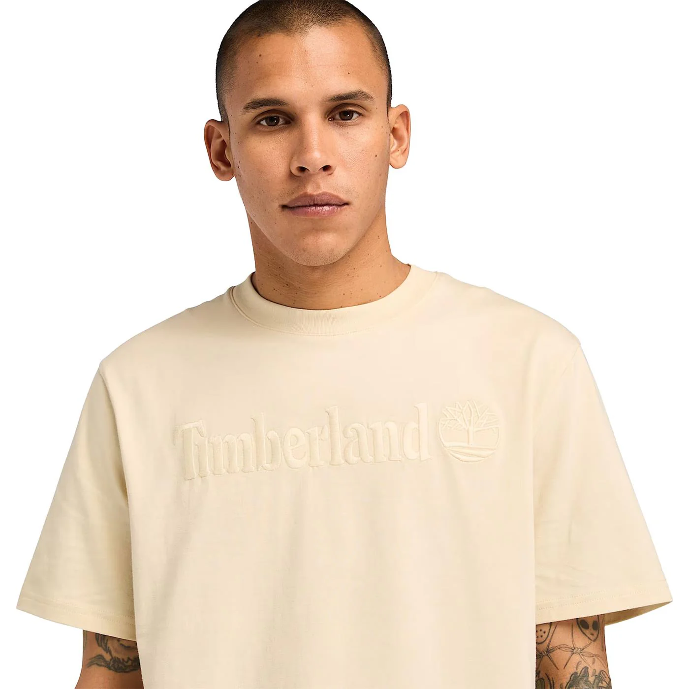 Timberland Hampthon SS Tee Angora - Image 3