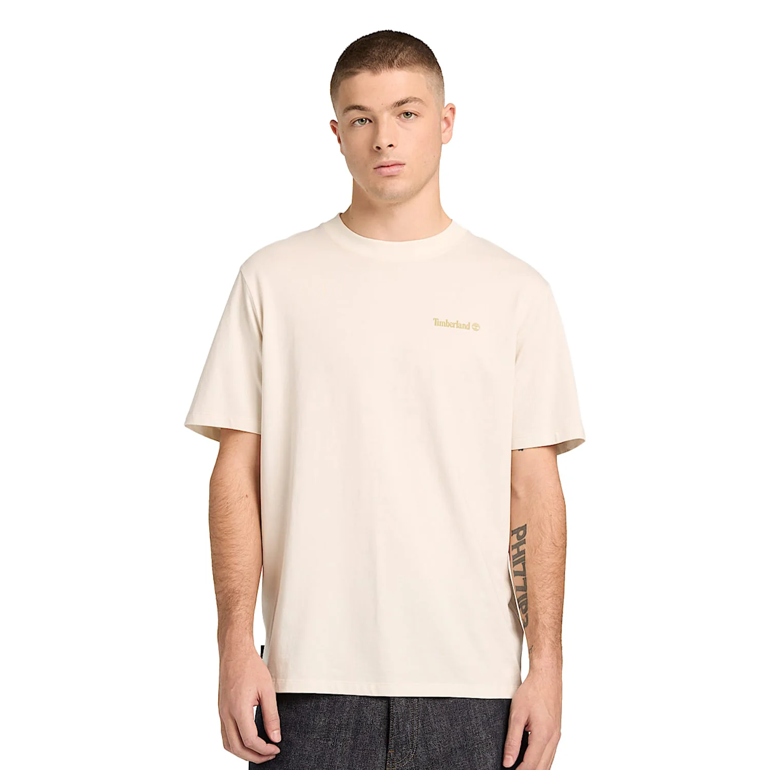 Timberland Magnet Back Graphic Tee Vintage White