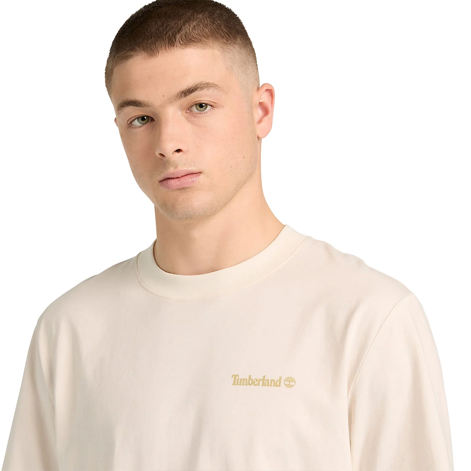Timberland Magnet Back Graphic Tee Vintage White - Image 2