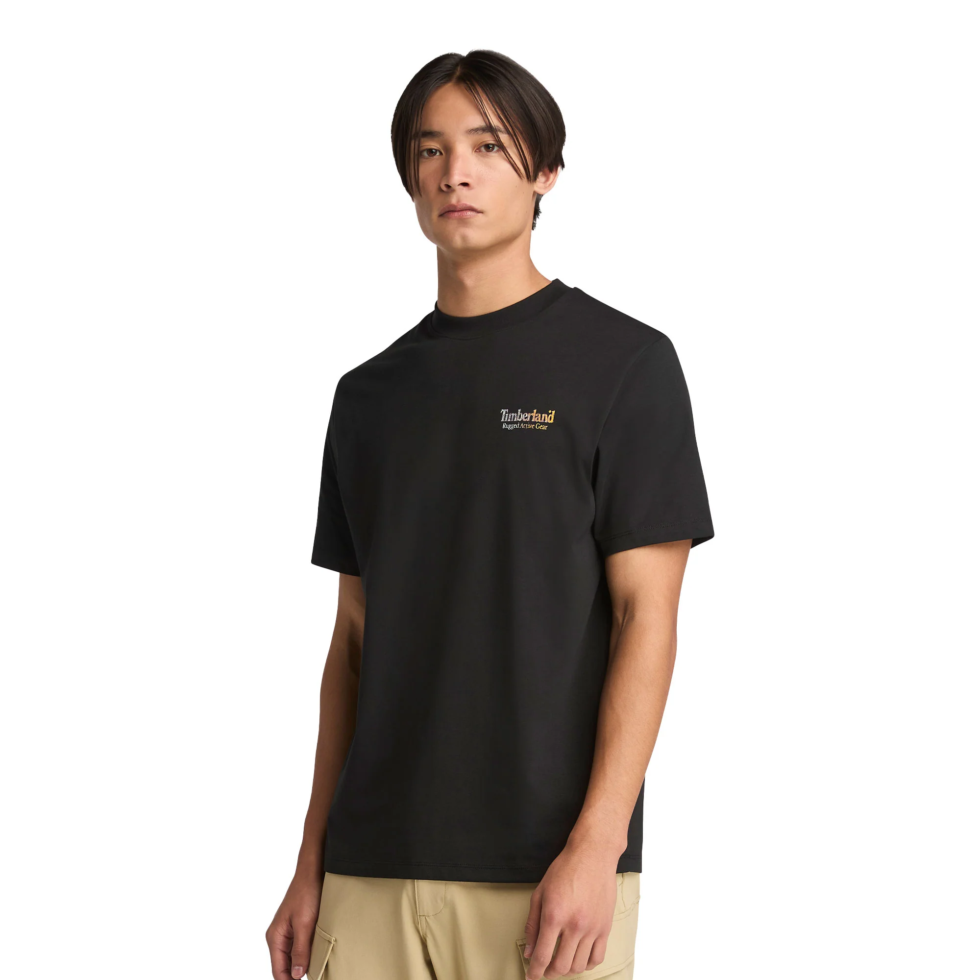Timberland Rugged Active Gear Back Graphic Tee Black - Image 2