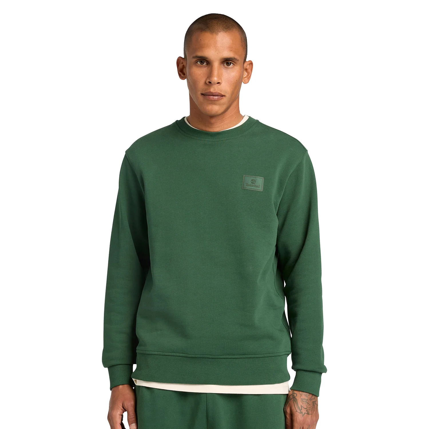 Timberland Silicon Badge (LB) Crew Pineneedle