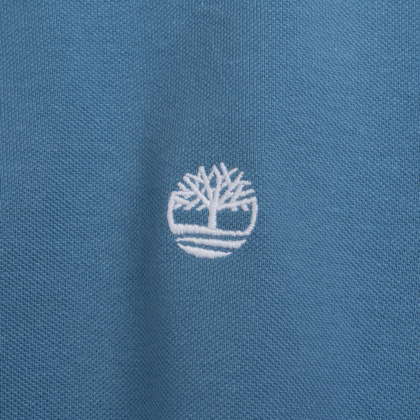 Timberland SS Jacquard YD Polo Captains Blue - Image 4
