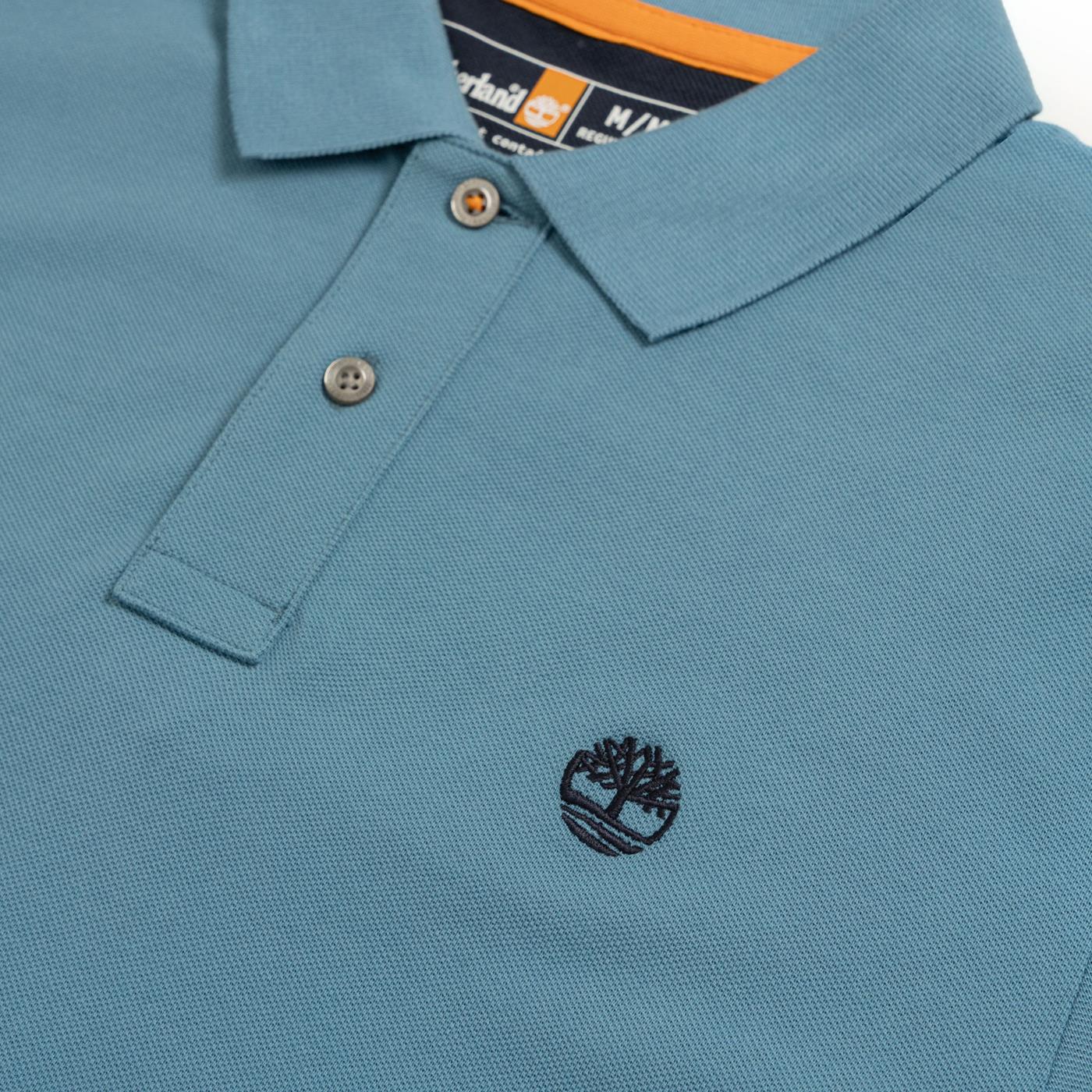 Timberland SS Millers Pique Polo Captains Blue - Image 2