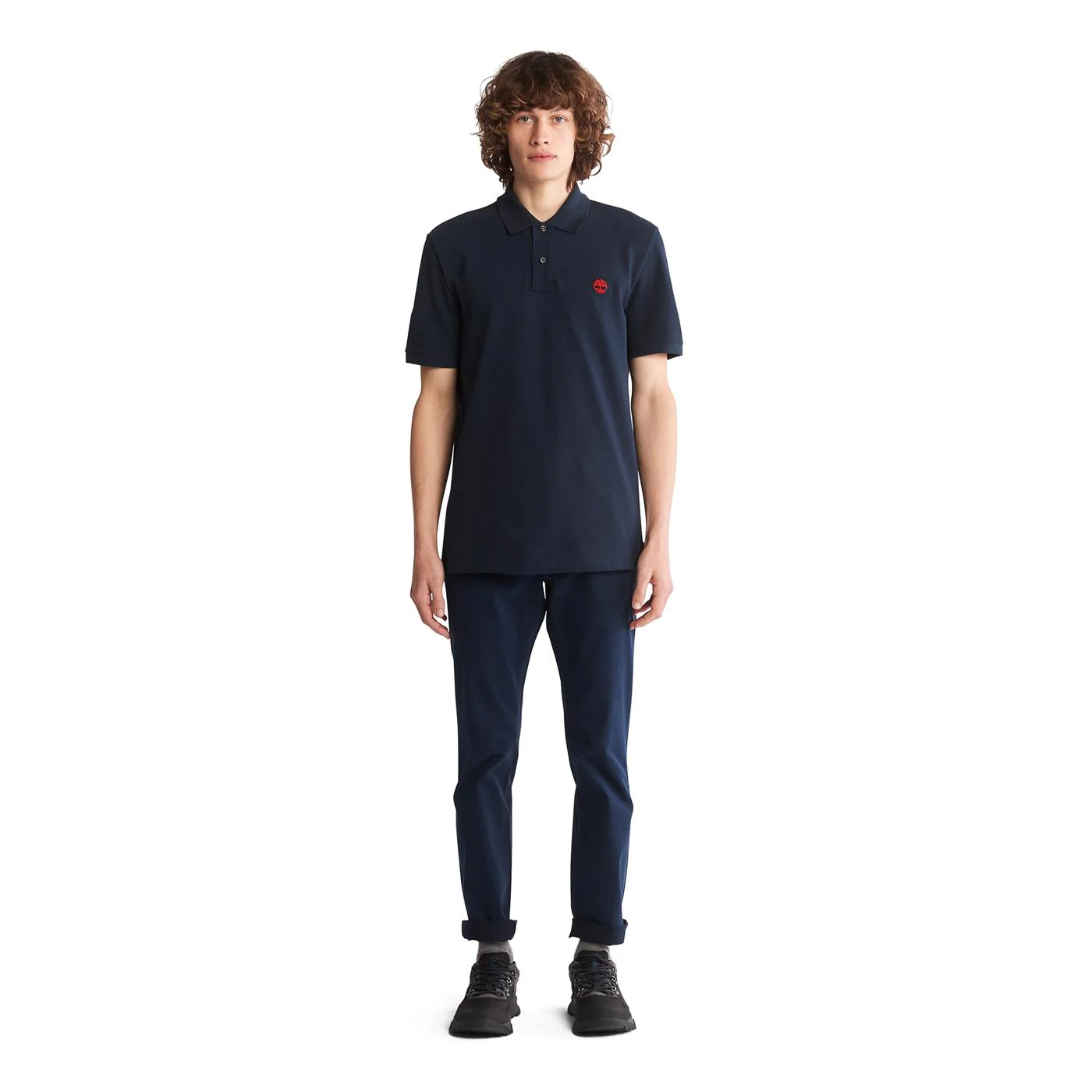 Timberland SS Millers Pique Polo Dark Sapphire - Image 2