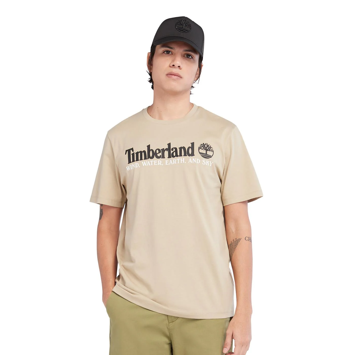 Timberland WWES Front Tee (Reg) Lemon Pepper