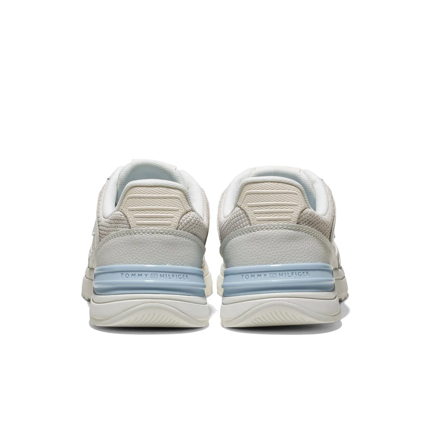Tommy Hilfiger Casual Fashion Runner Ecru/Breezy Blue - Image 4