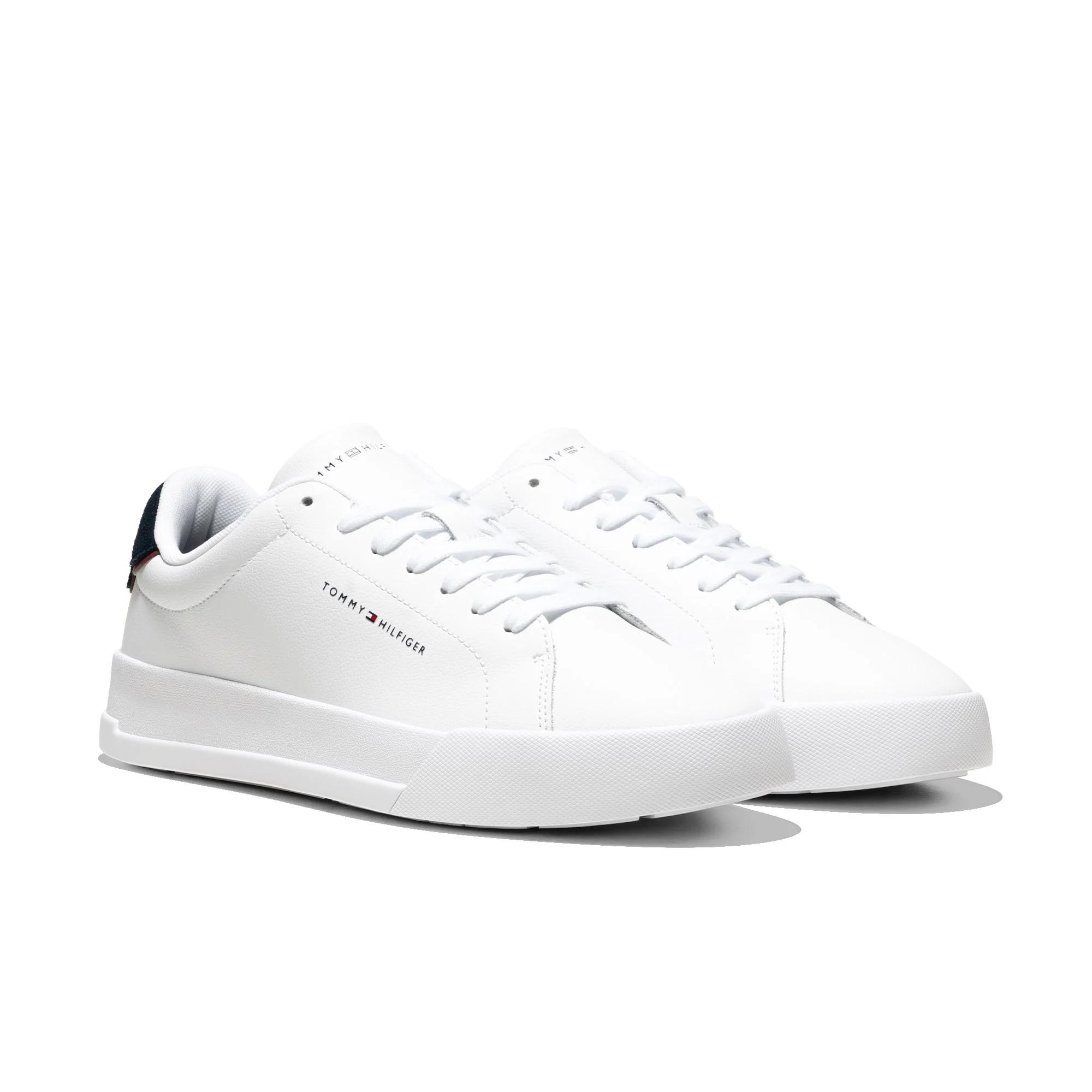 Tommy Hilfiger Court Leather Detail Essential White/Sky - Image 2