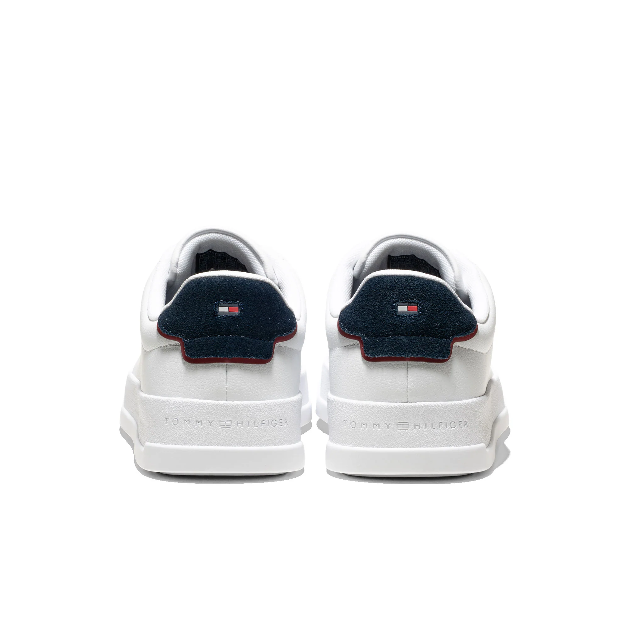 Tommy Hilfiger Court Leather Detail Essential White/Sky - Image 4
