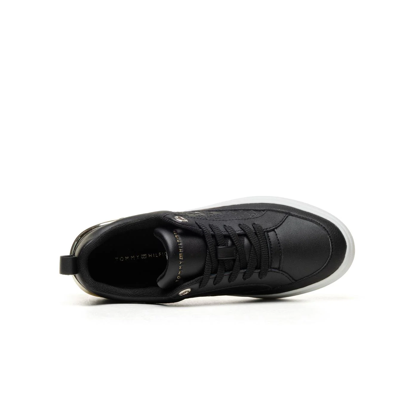 Tommy Hilfiger Lux Court Sneaker Monogram Black - Image 5