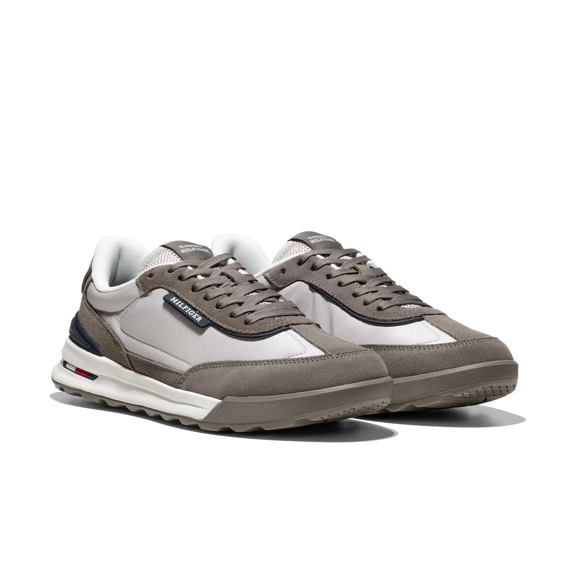 Tommy Hilfiger Retro Runner Nylon Mix Pewter Grey - Image 2