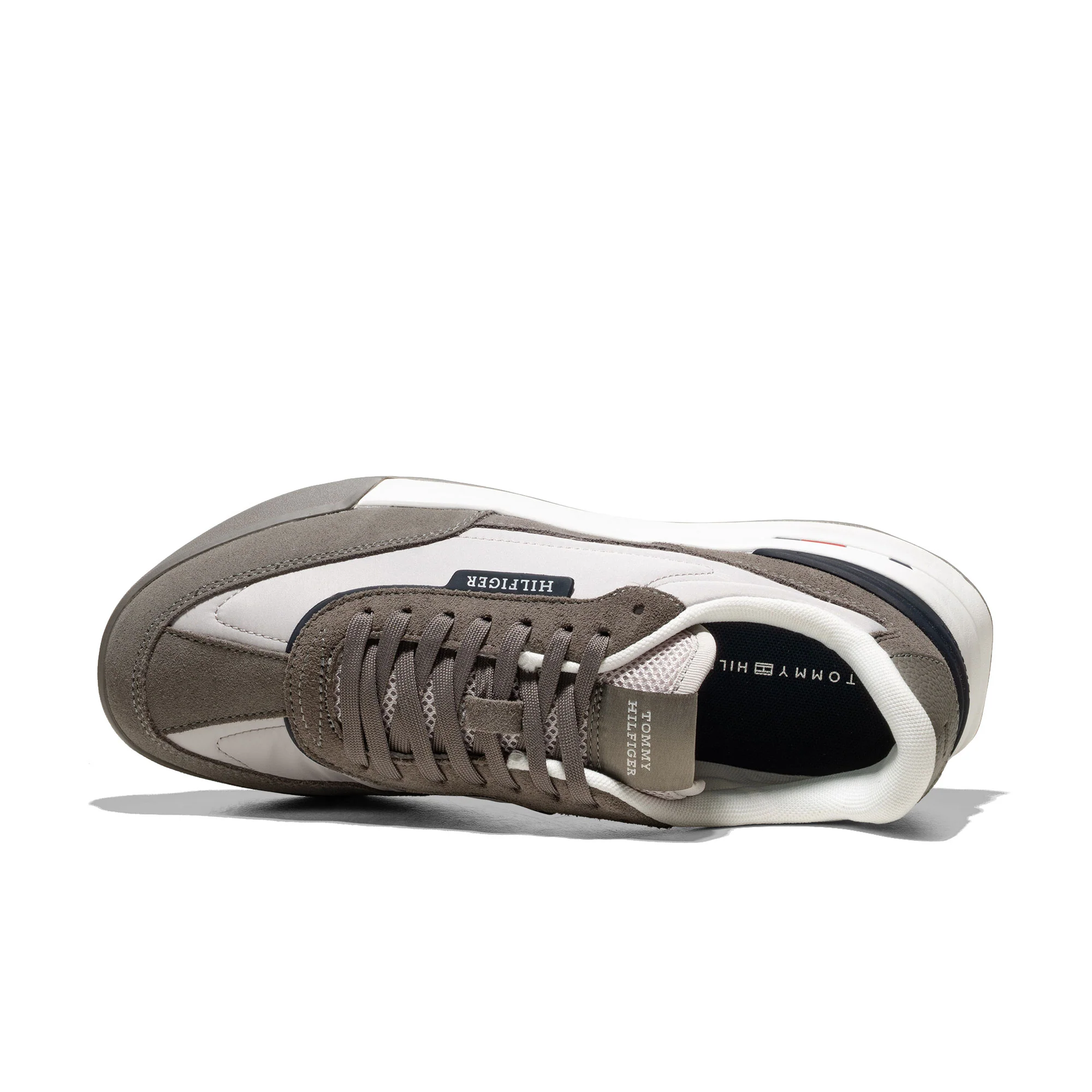 Tommy Hilfiger Retro Runner Nylon Mix Pewter Grey - Image 5