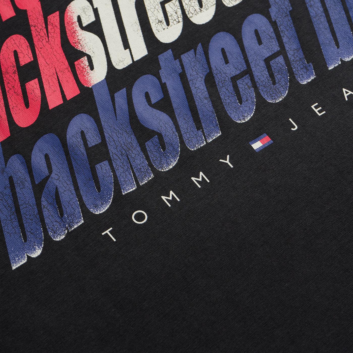 Tommy Jeans Back Street Boys T-Shirt Black - Image 4