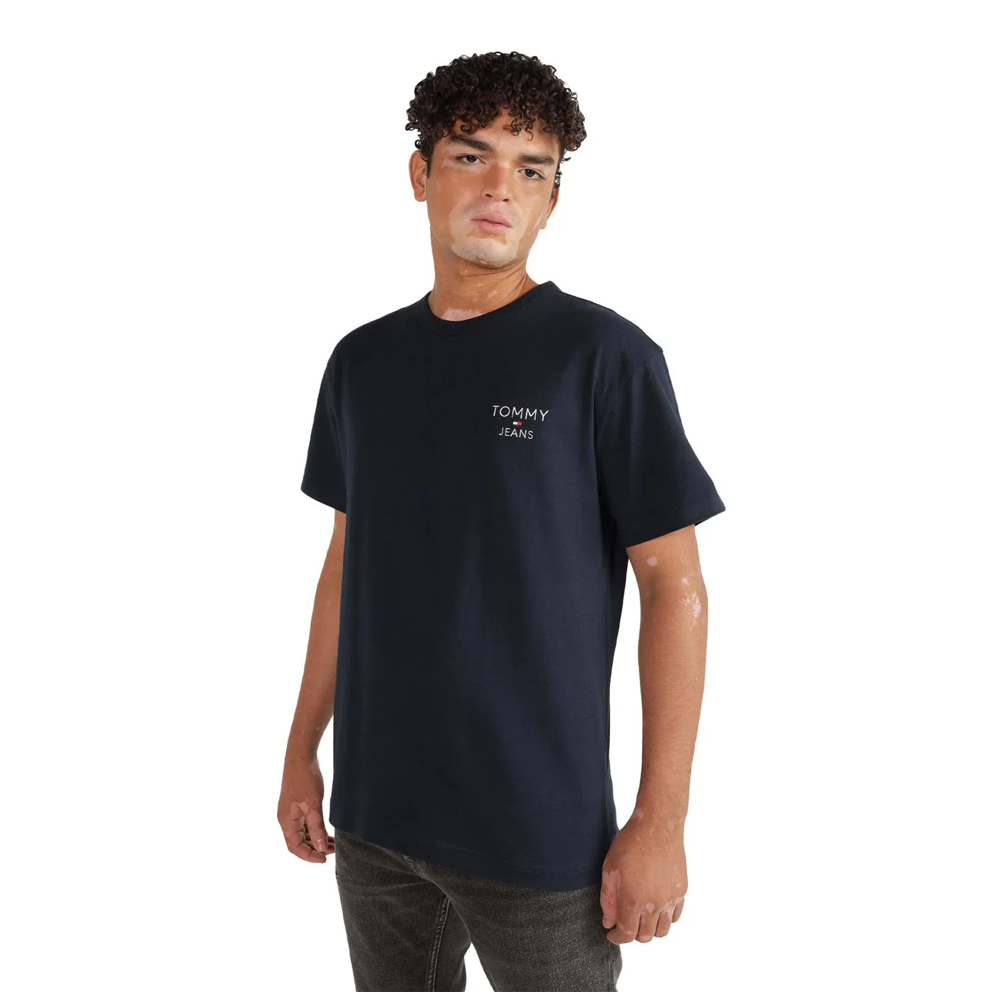 Tommy Jeans Reg Corp Tee Ext Dark Night Navy